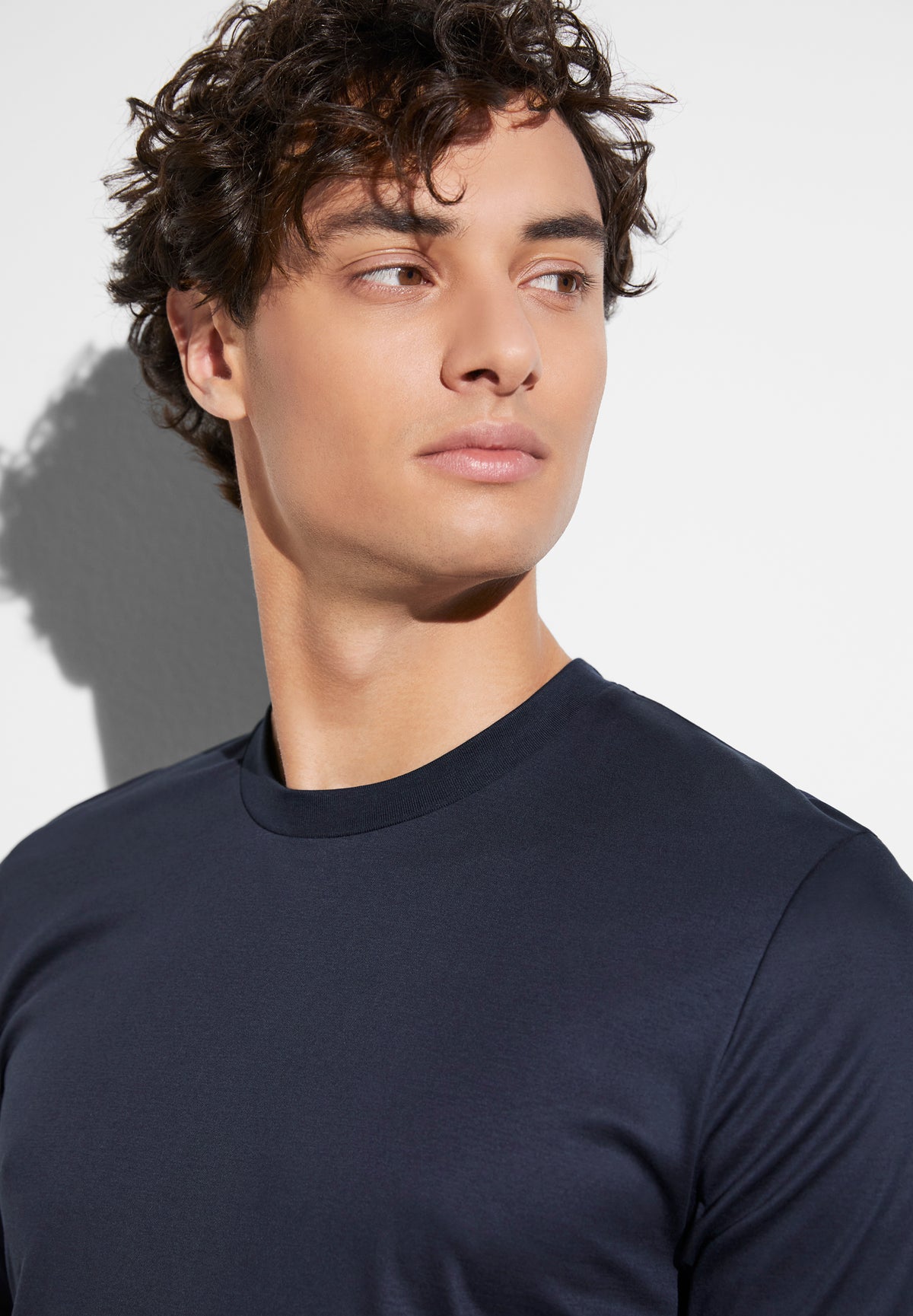 Sea Island | T-Shirt kurzarm, Rundhals - navy