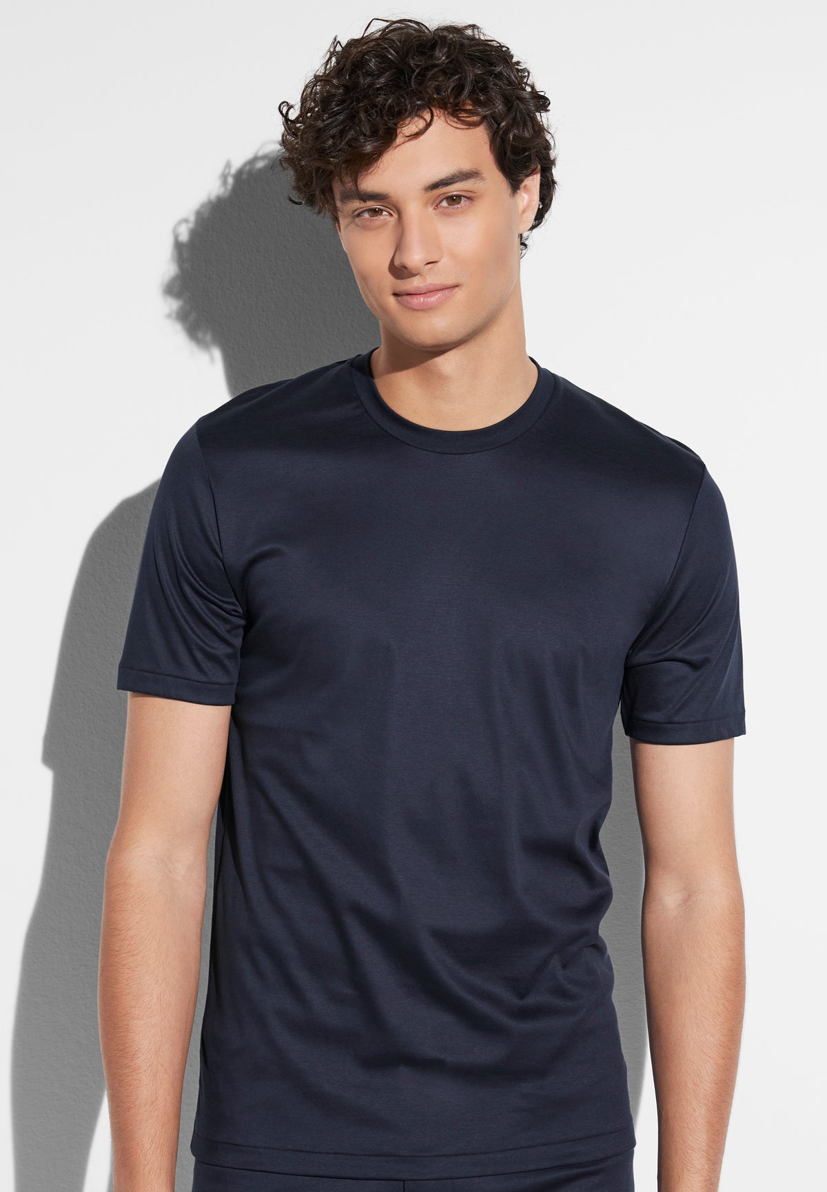 Sea Island | T-Shirt kurzarm, Rundhals - navy