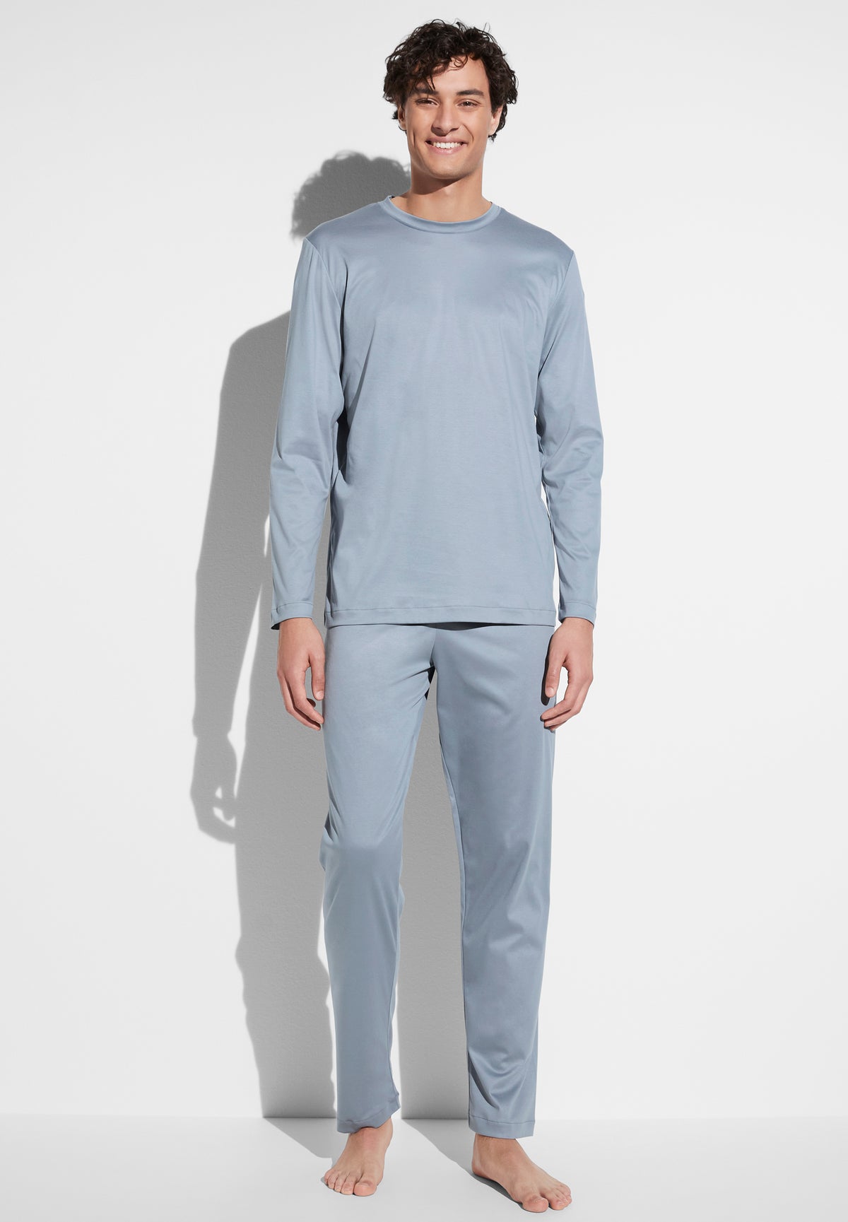 Sea Island | Pyjama longues - smoky blue