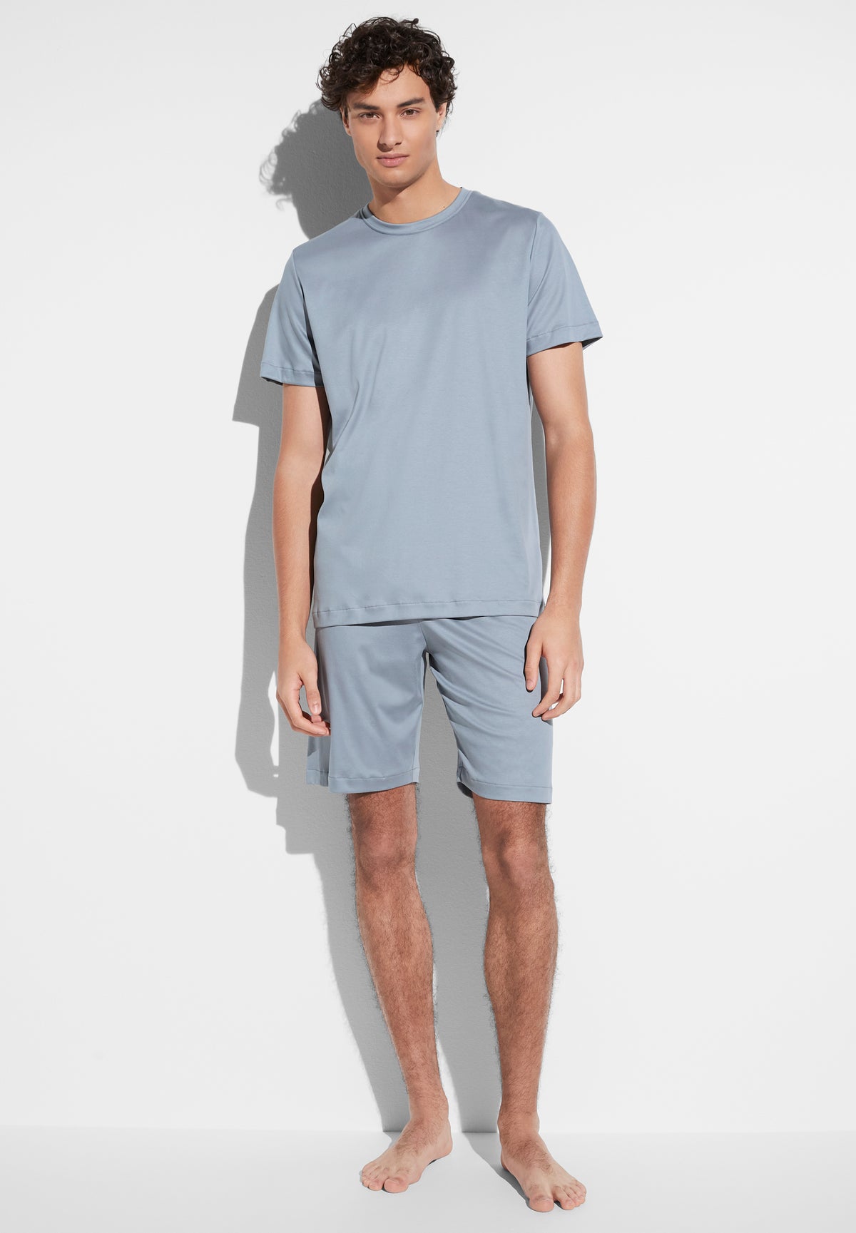 Sea Island | Pyjama Short - smoky blue