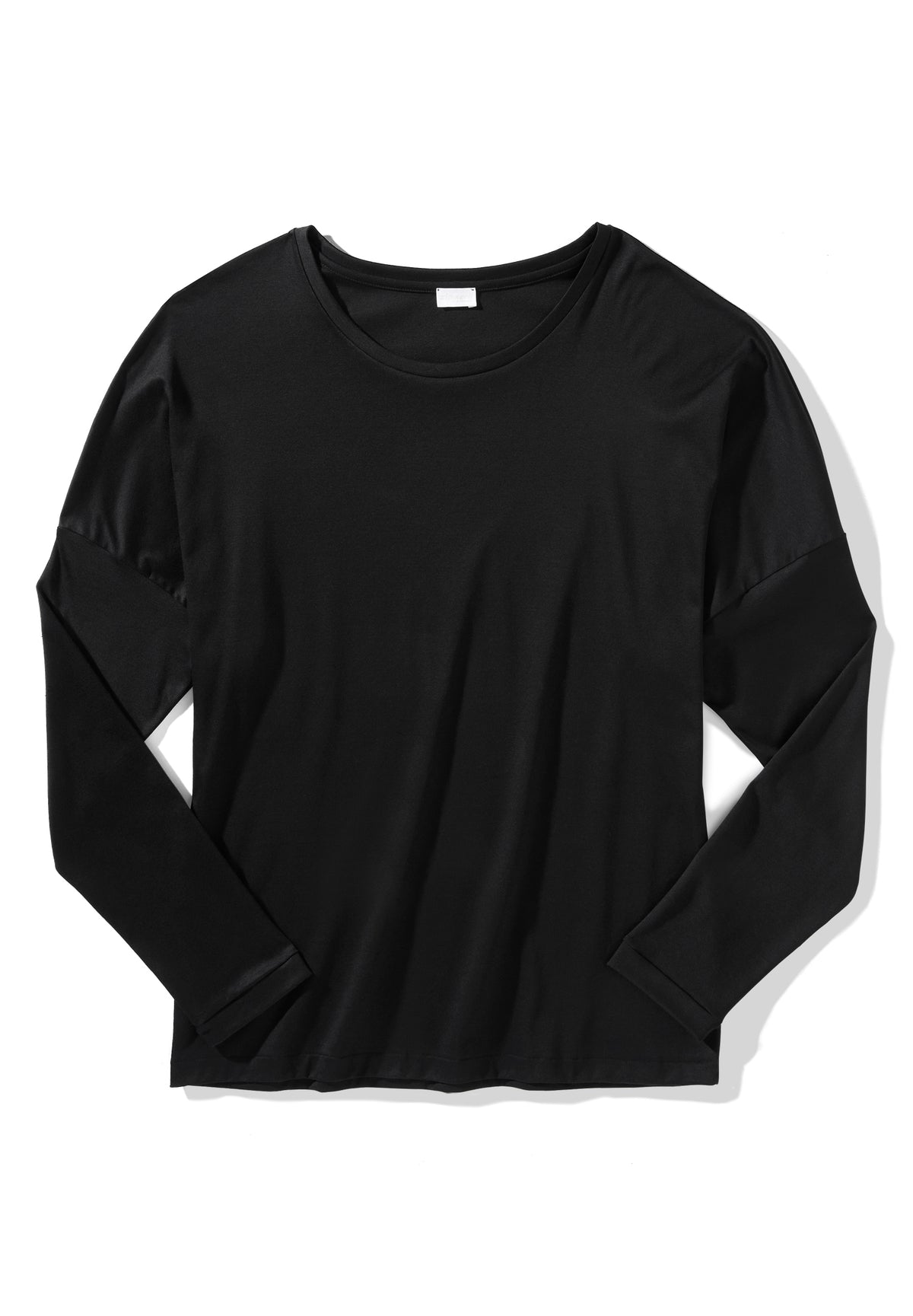 Sea Island | T-Shirt langarm - black