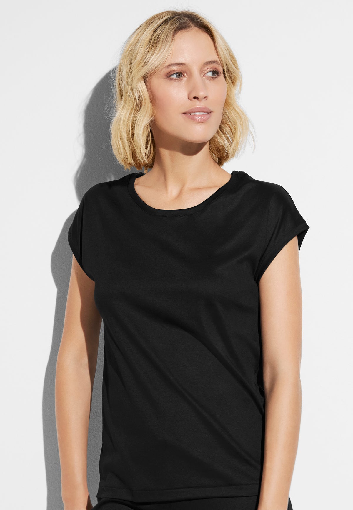 Sea Island | T-Shirt kurzarm - schwarz