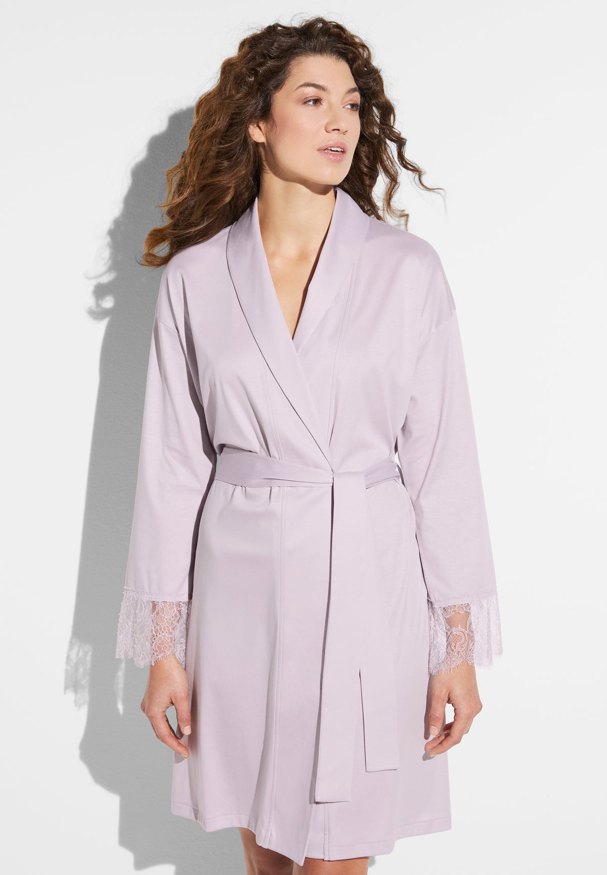 Sea Island | Robe de chambre courte - lilac