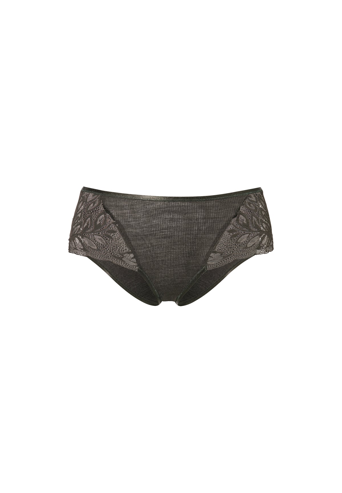 Wool &amp; Silk | Briefs - black olive