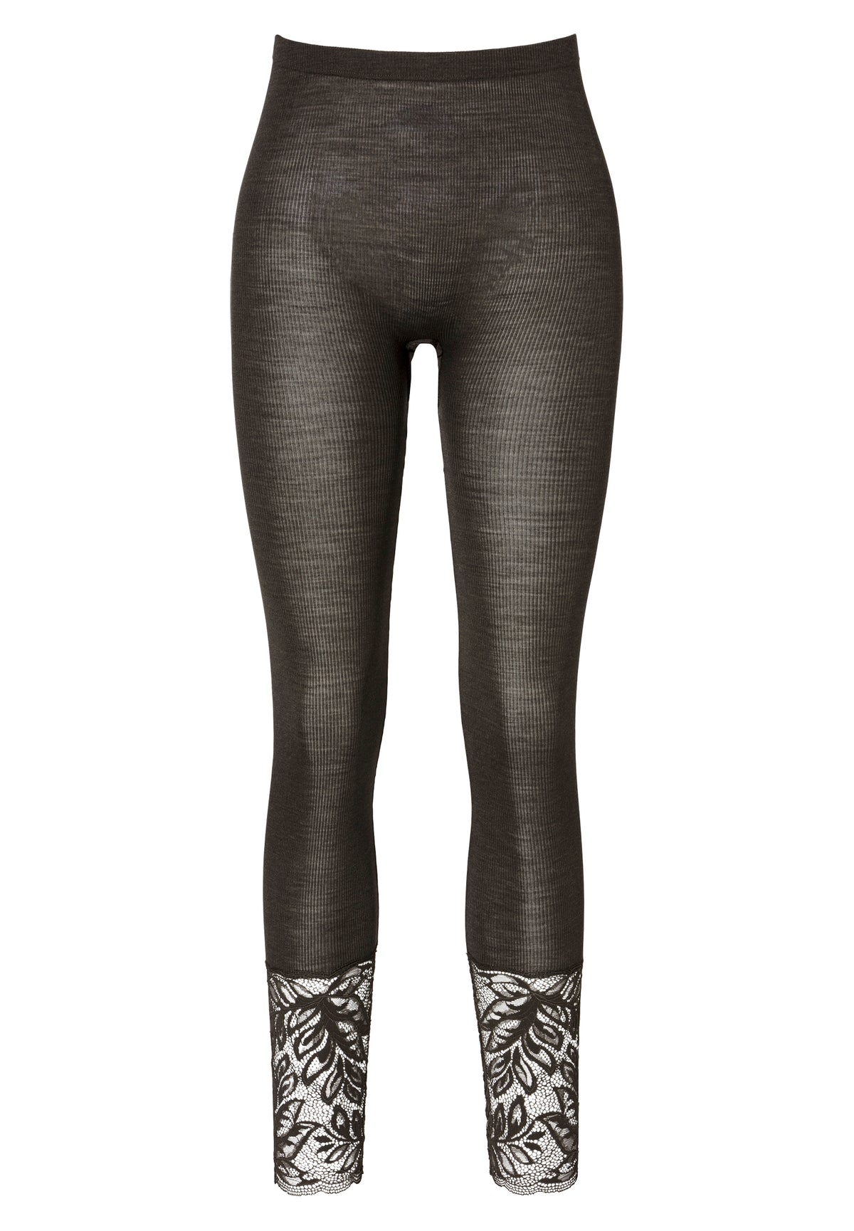 Wool &amp; Silk | Leggings - black olive