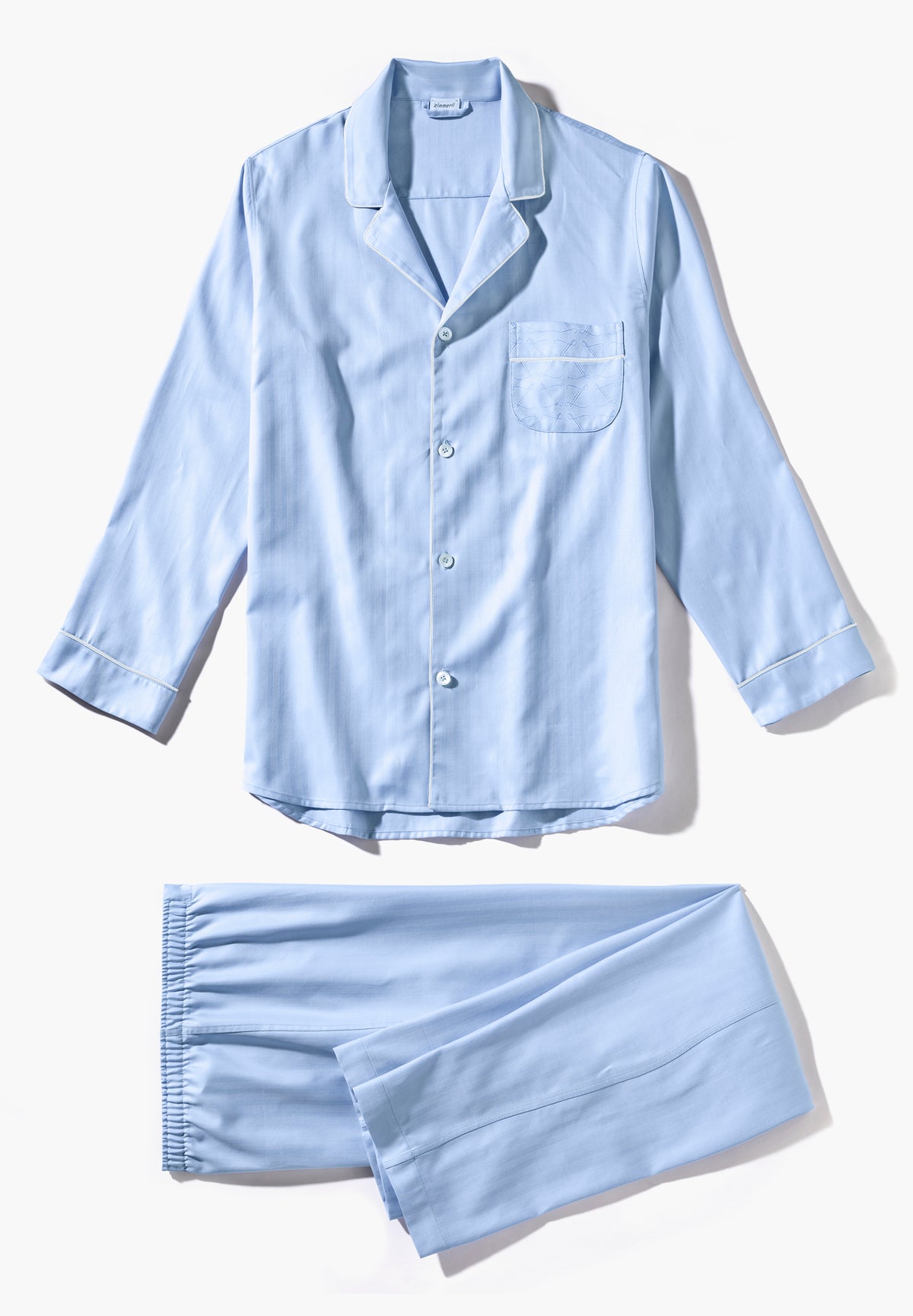 Sea Island Woven | Pyjama lang - blue