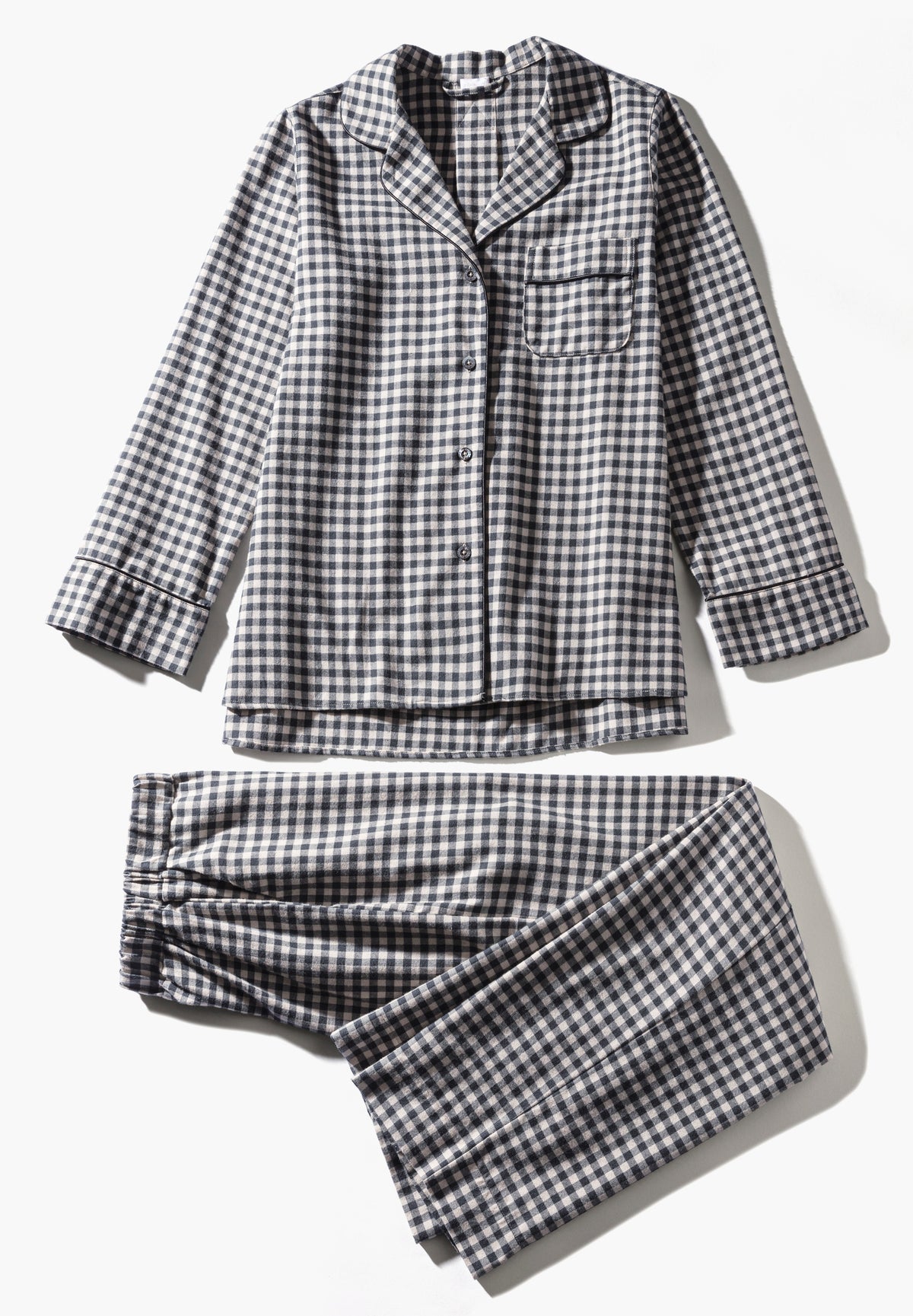 Cozy Flannel | Pyjama longues - oat check