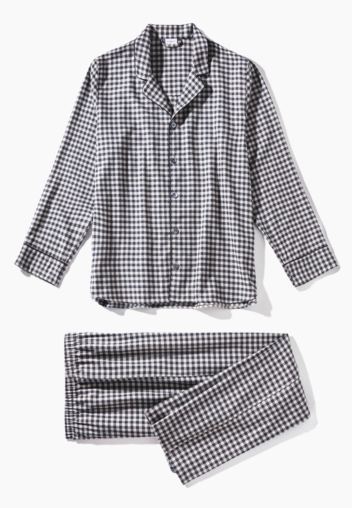 Cozy Flannel | Pyjama Long - oat check