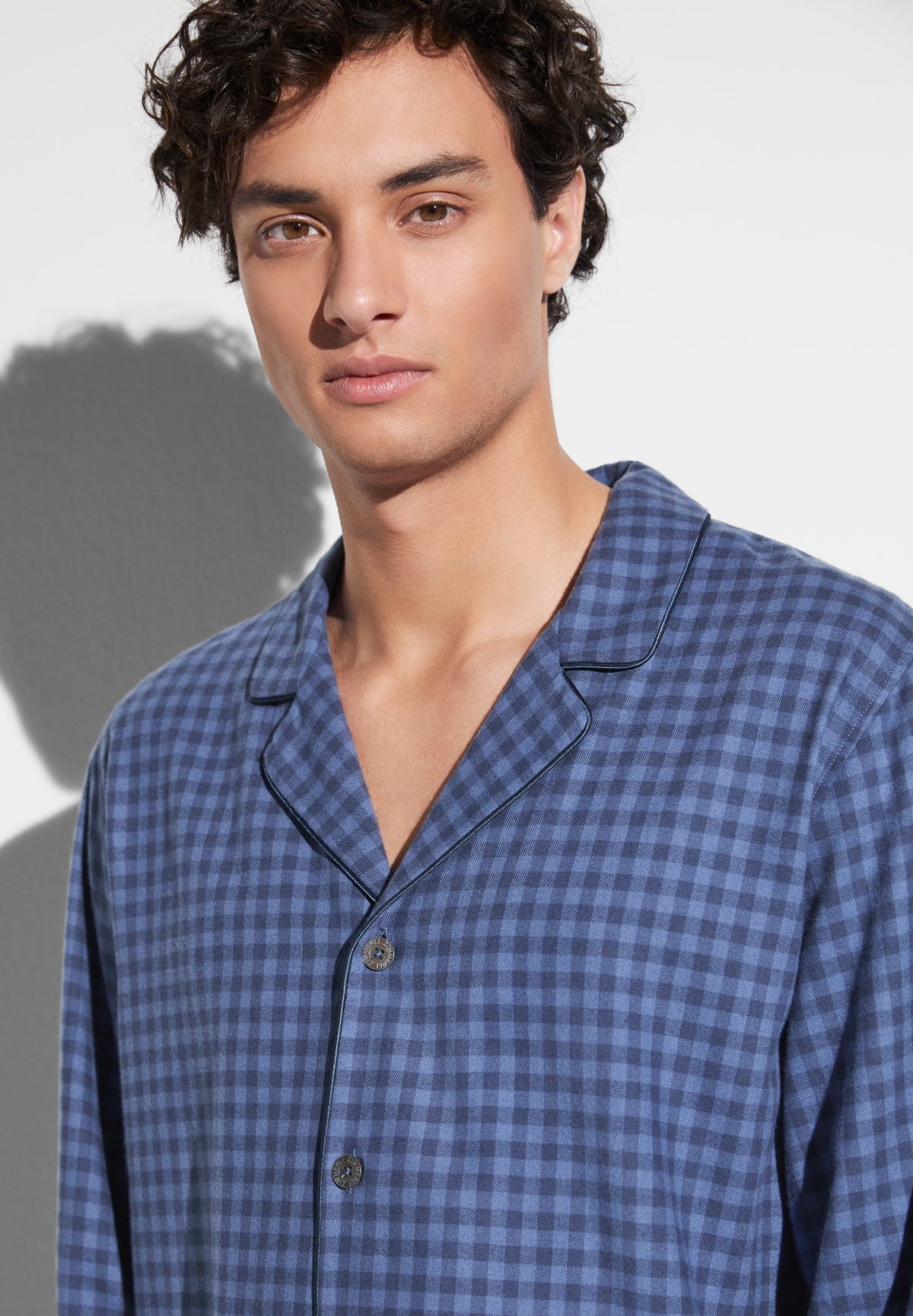 Cozy Flannel | Pyjama longues - blue check