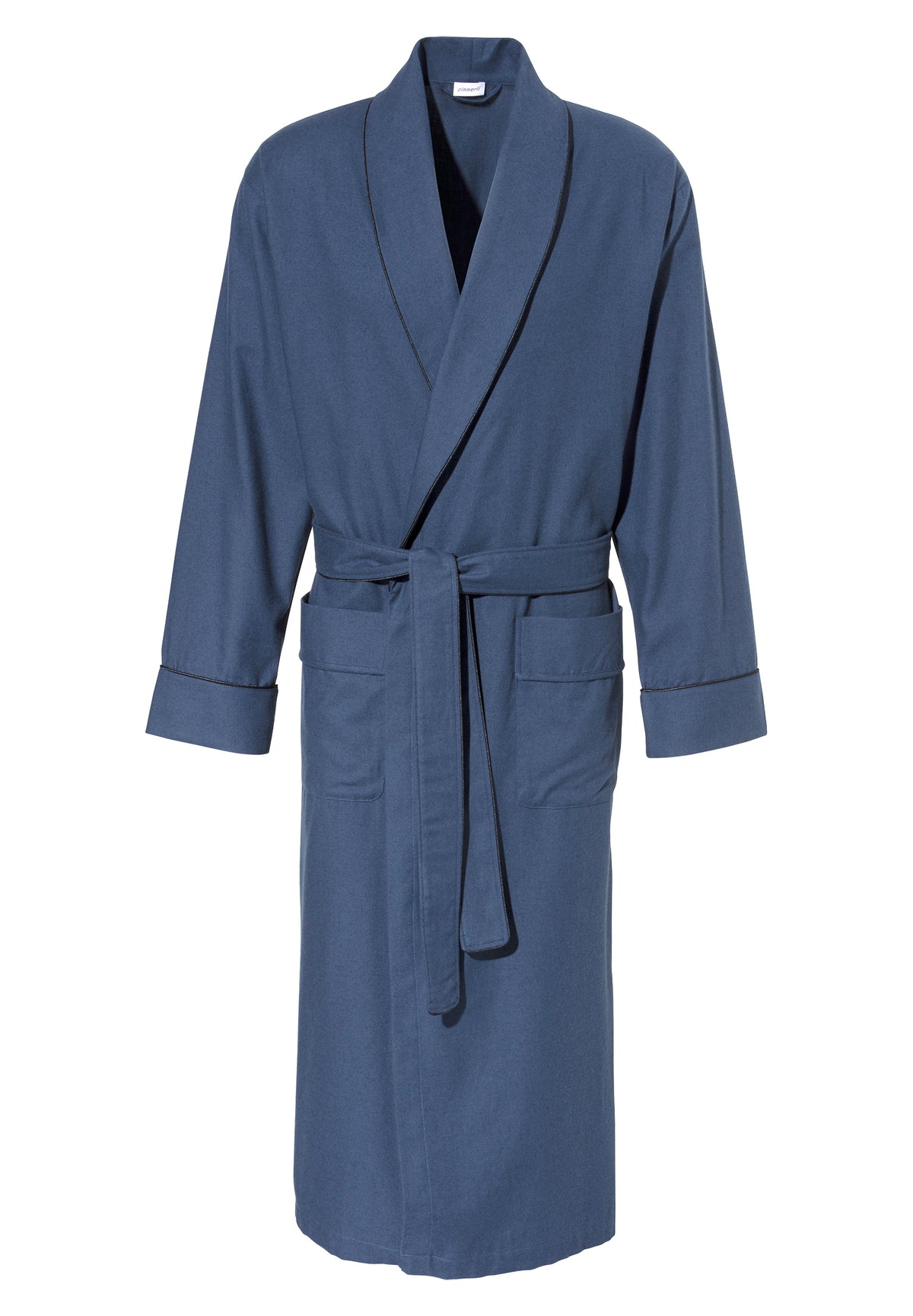 Cozy Flannel | Robe de chambre longue - navy