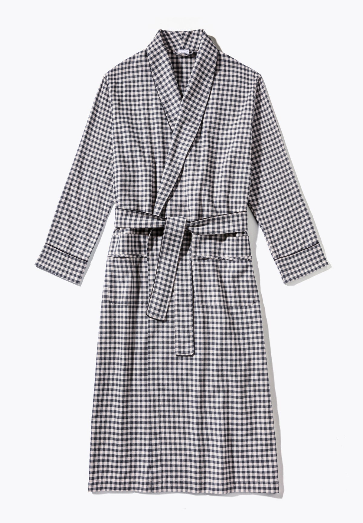 Cozy Flannel | Robe de chambre longue - oat check