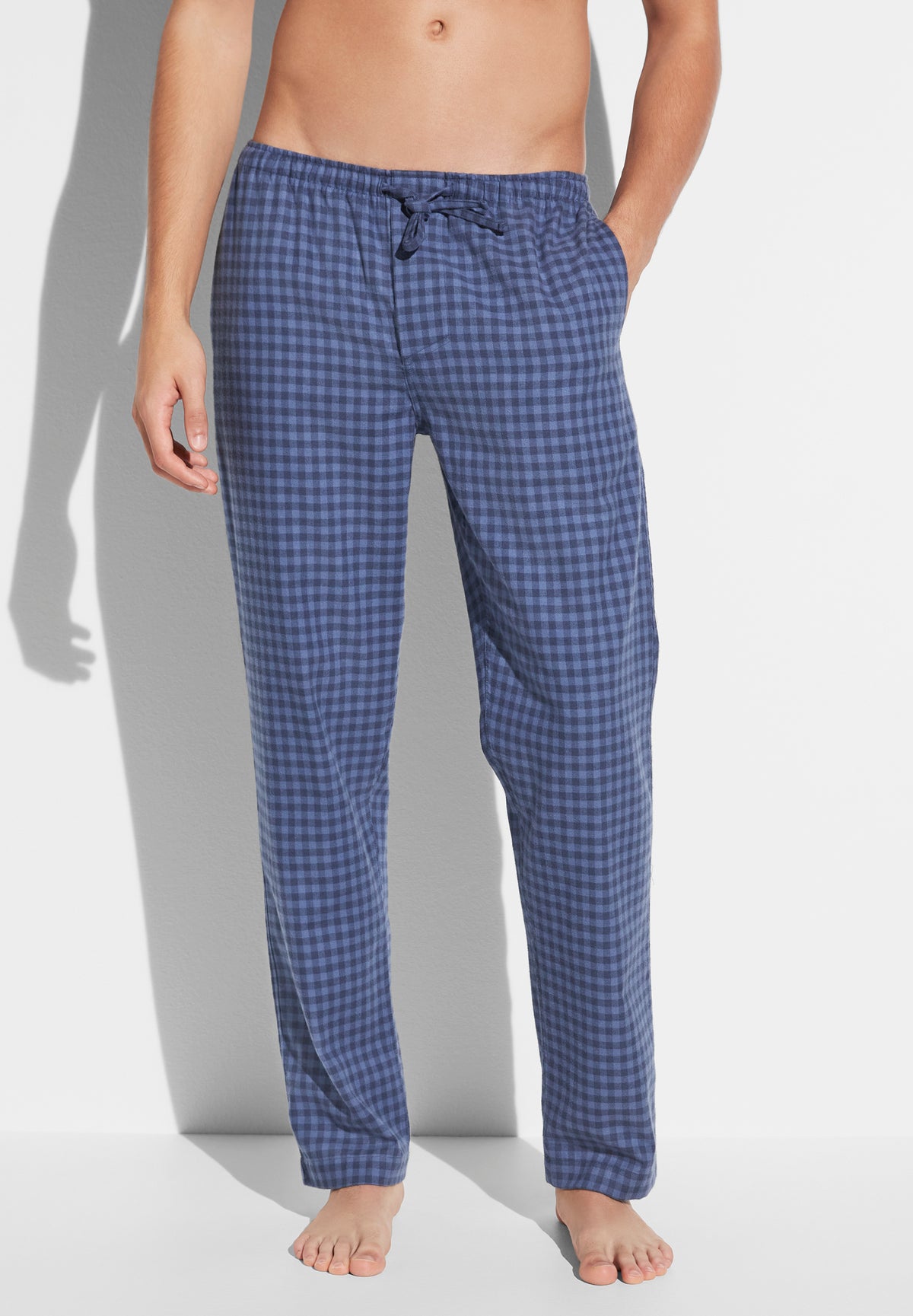 Cozy Flannel | Pantalon - blue check