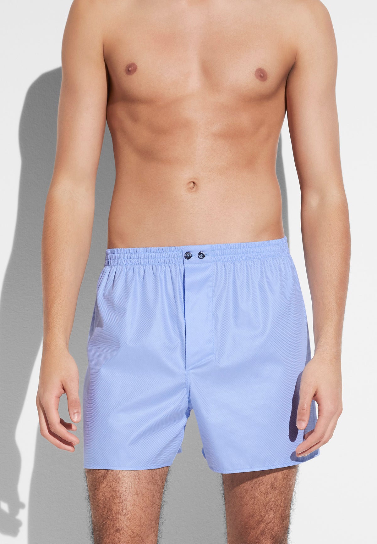 Luxury Jacquard | Boxer Shorts - light blue