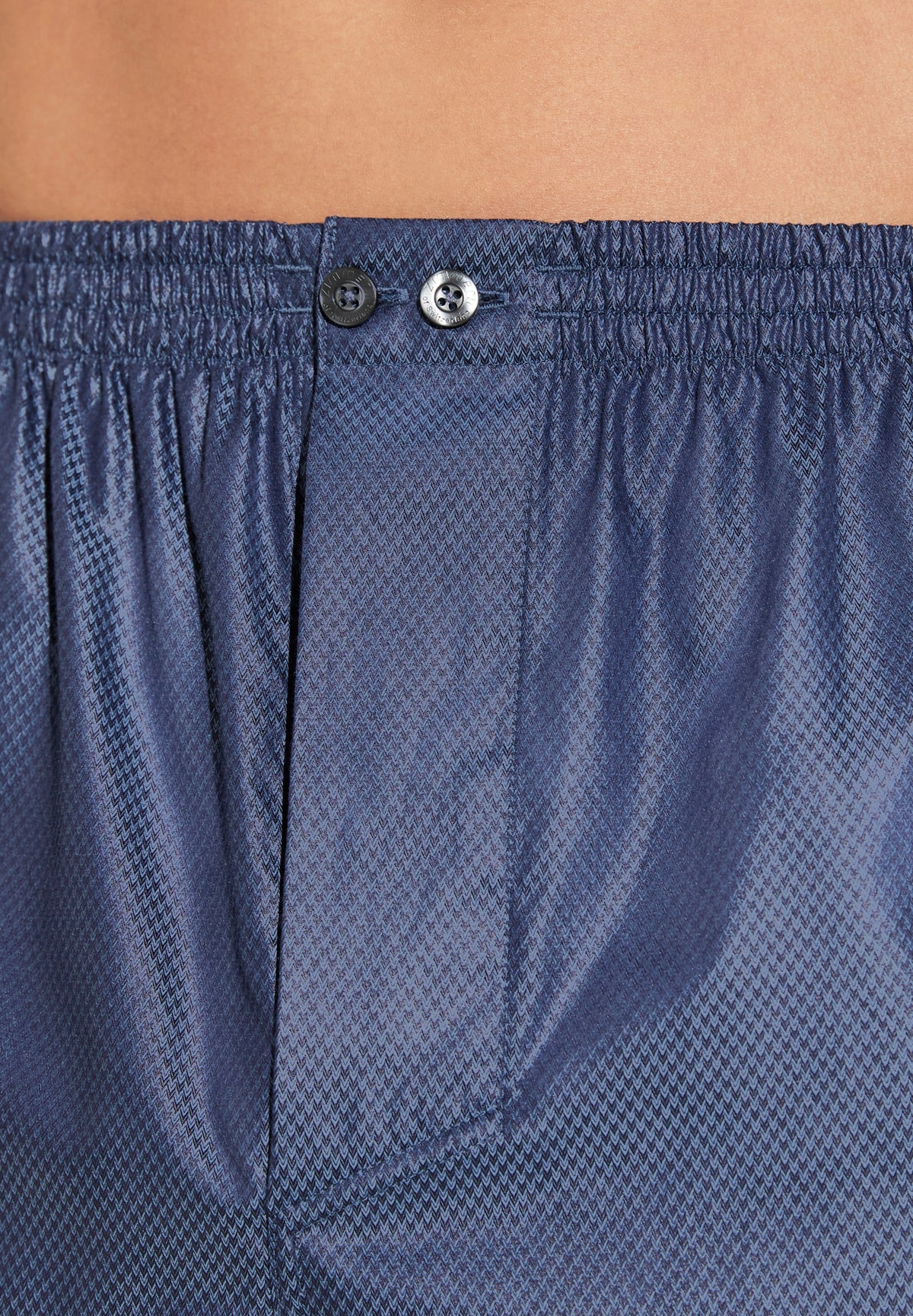 Luxury Jacquard | Boxer Shorts - dark blue