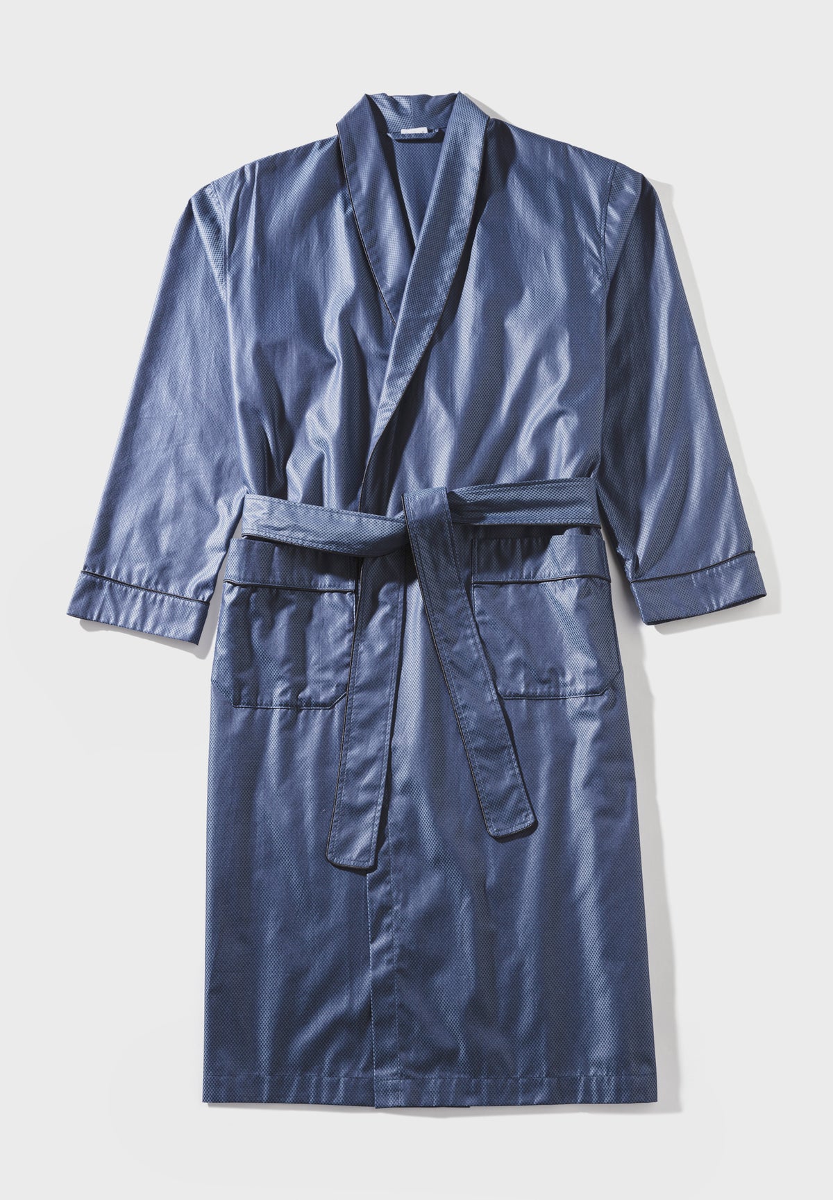 Luxury Jacquard | Robe Long - dark blue