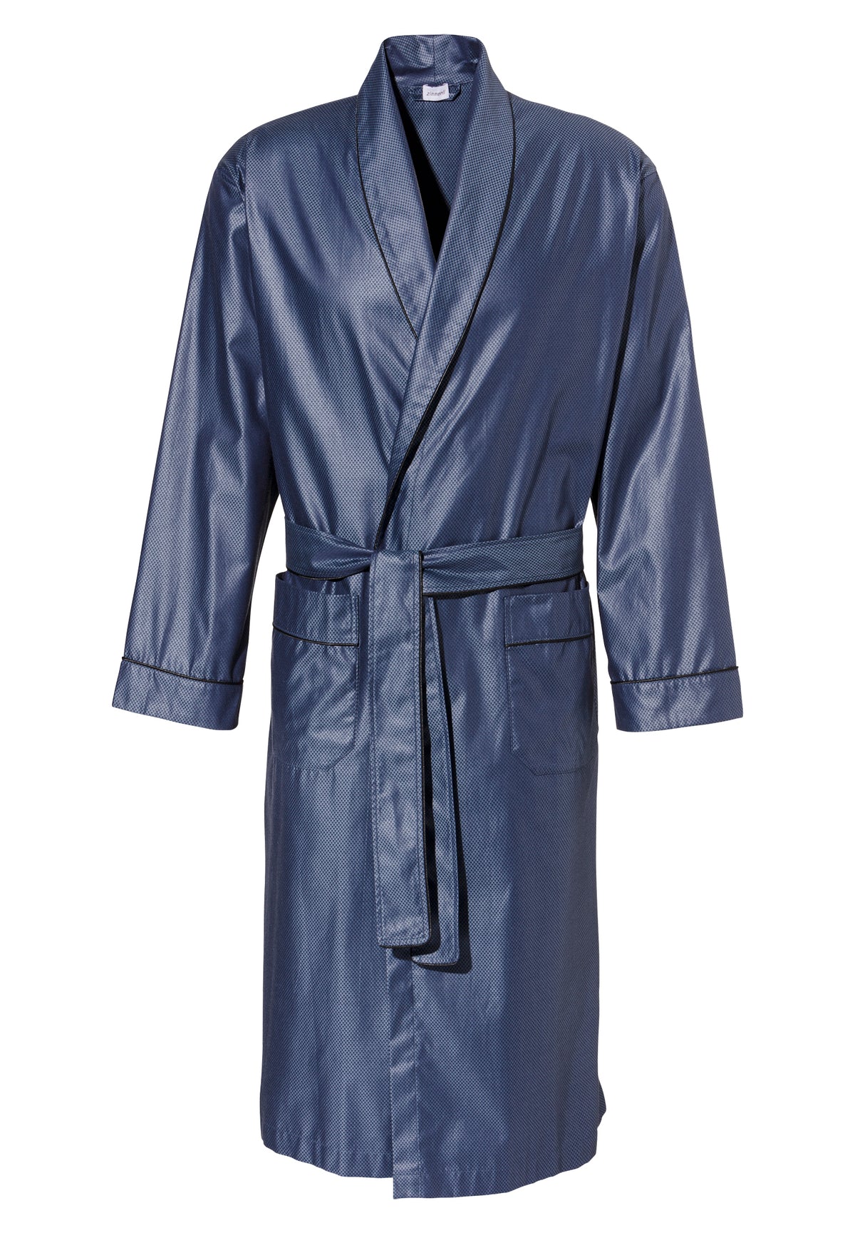 Luxury Jacquard | Robe Long - dark blue