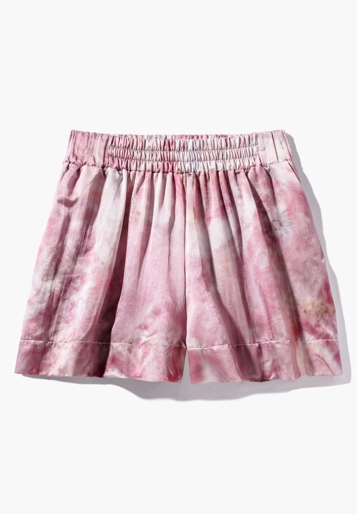 Cotton/Silk Print | Shorty - shades of marble