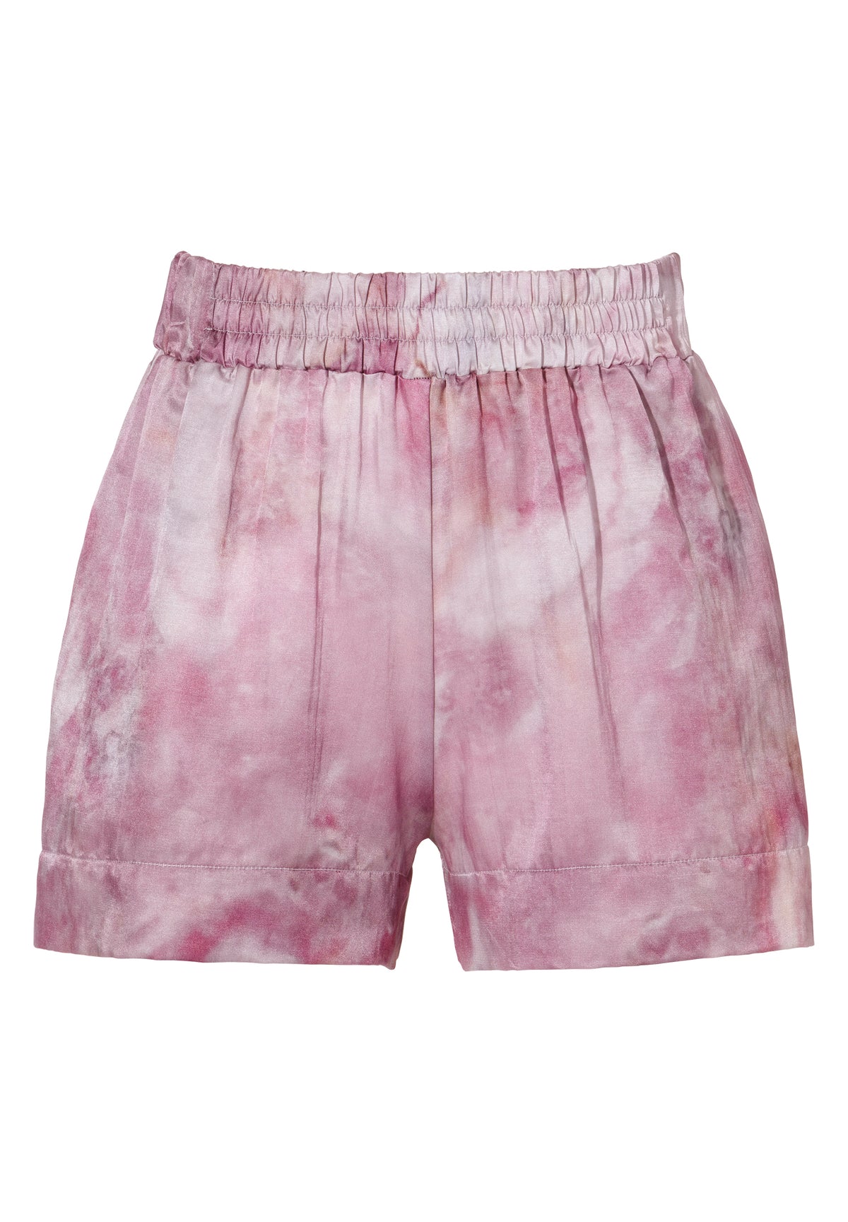 Cotton/Silk Print | Shorty - shades of marble