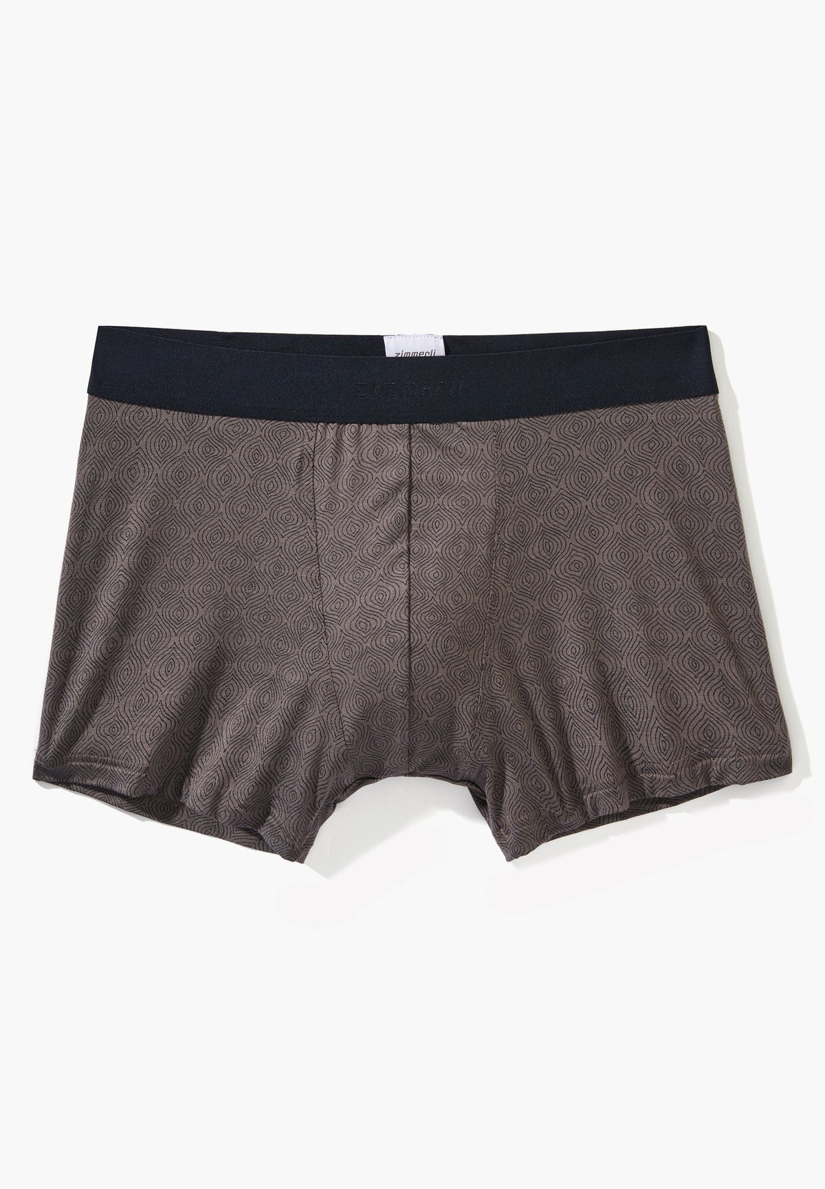 Pureness Print | Boxer Trunk - linear geo brown