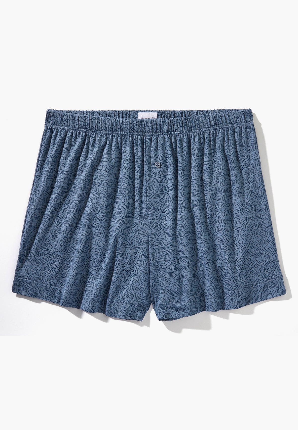 Pureness Print | Boxer Briefs - linear geo blue