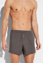 Pureness Print | Boxer Briefs - linear geo brown