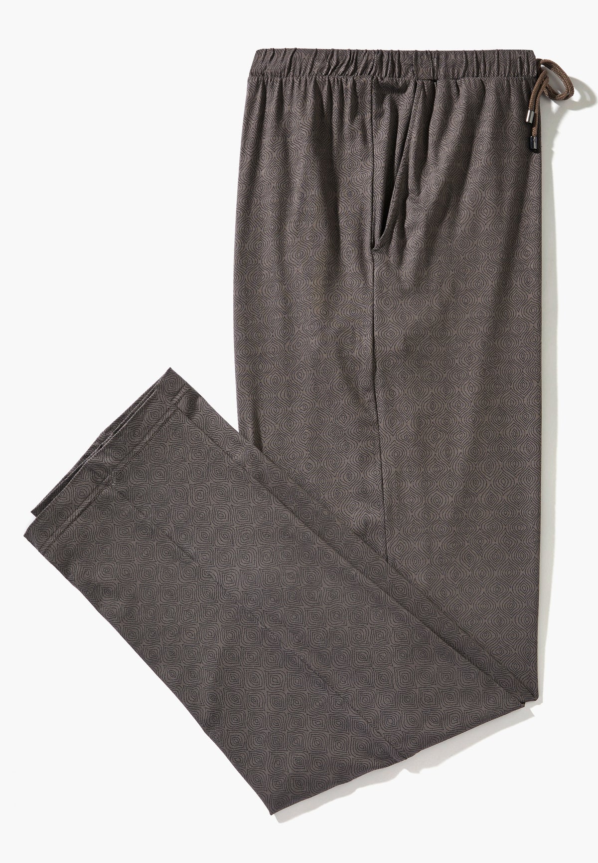 Pureness Print | Pantalon - linear geo brown