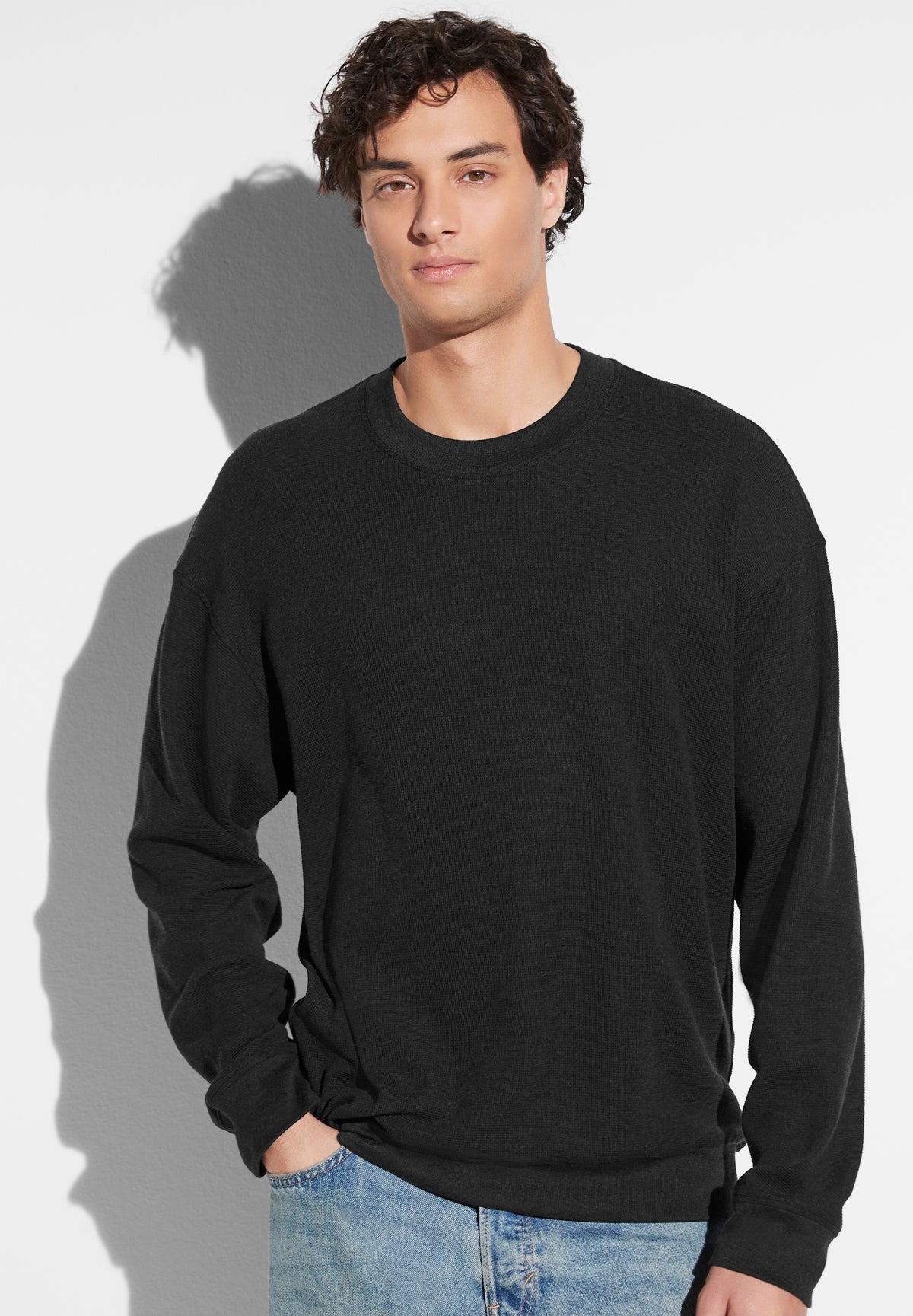 Winter Lounge | Pull-over - nearly black