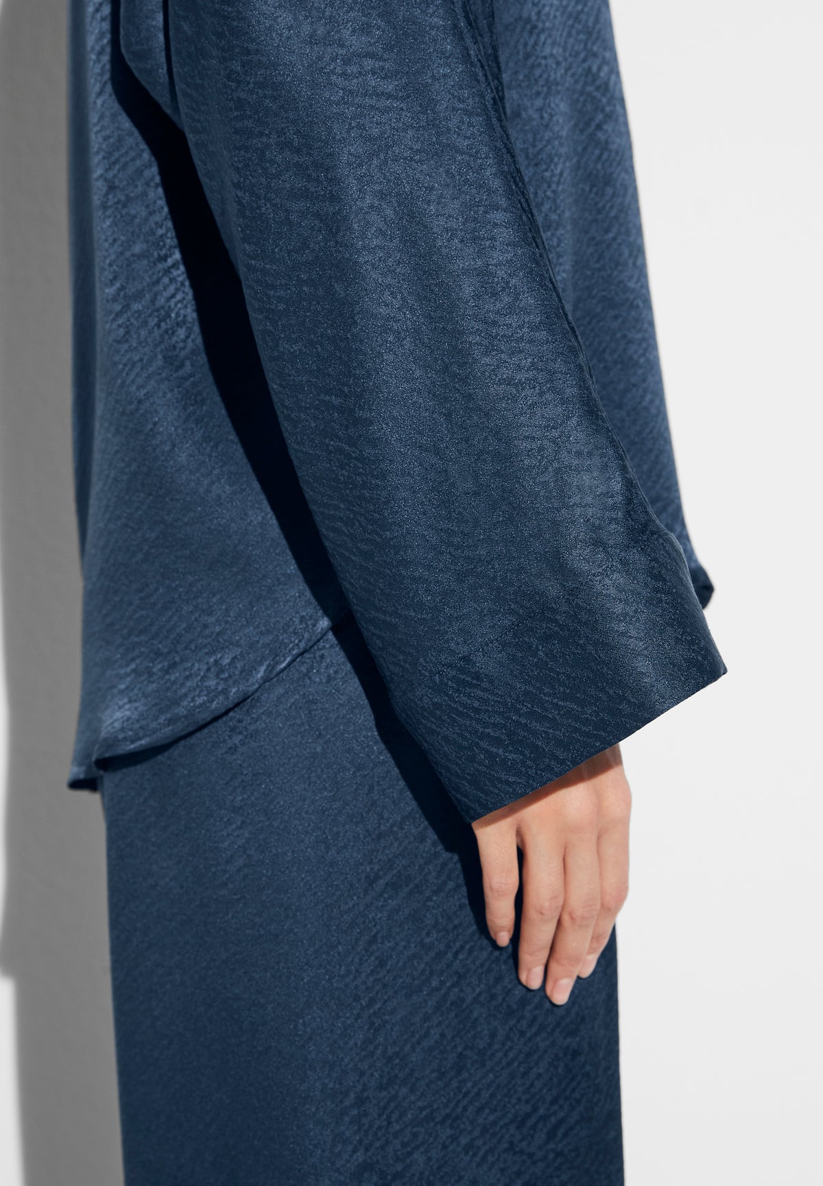 Luxury Silk | Pyjama lang - midnight navy