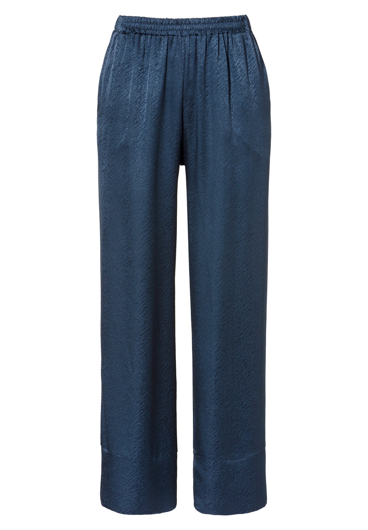 Luxury Silk | Pants Long - midnight navy