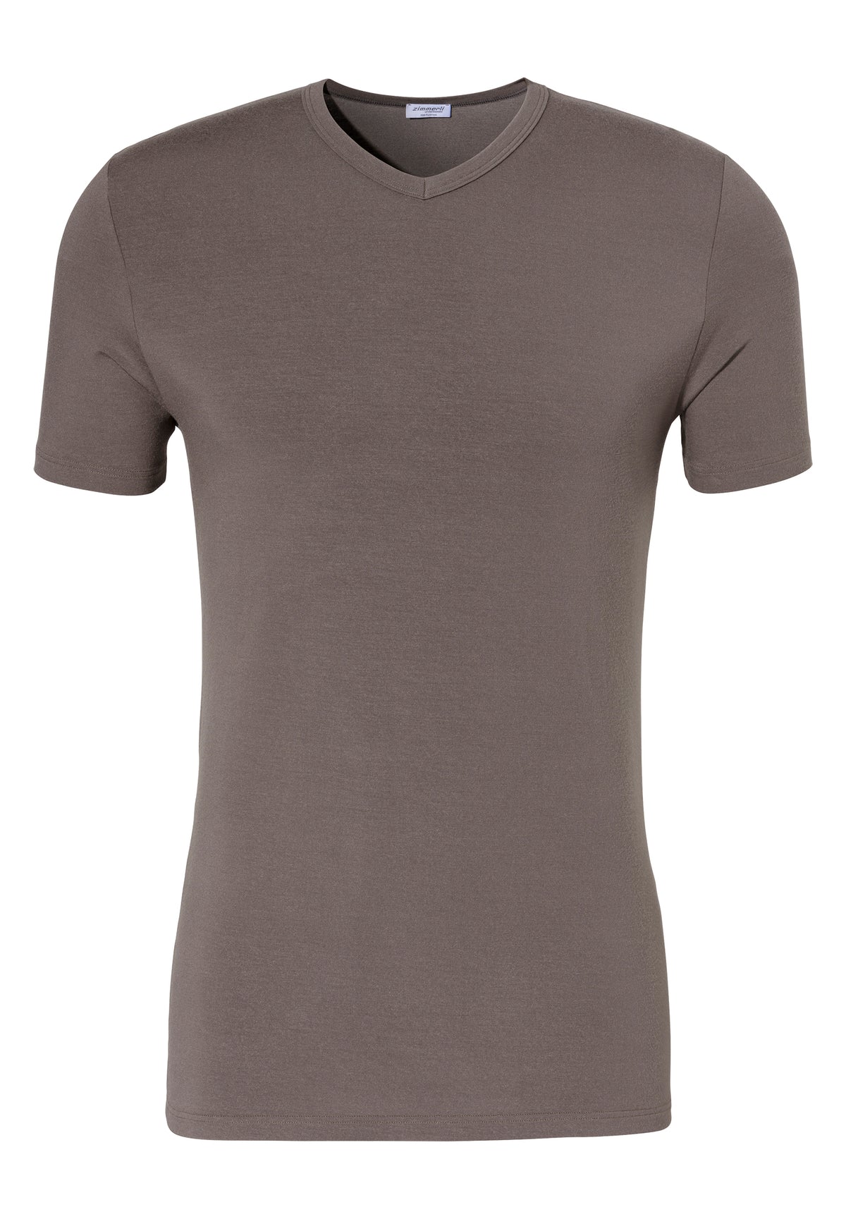 Pureness | T-Shirt à manches courtes col en V - maple wood