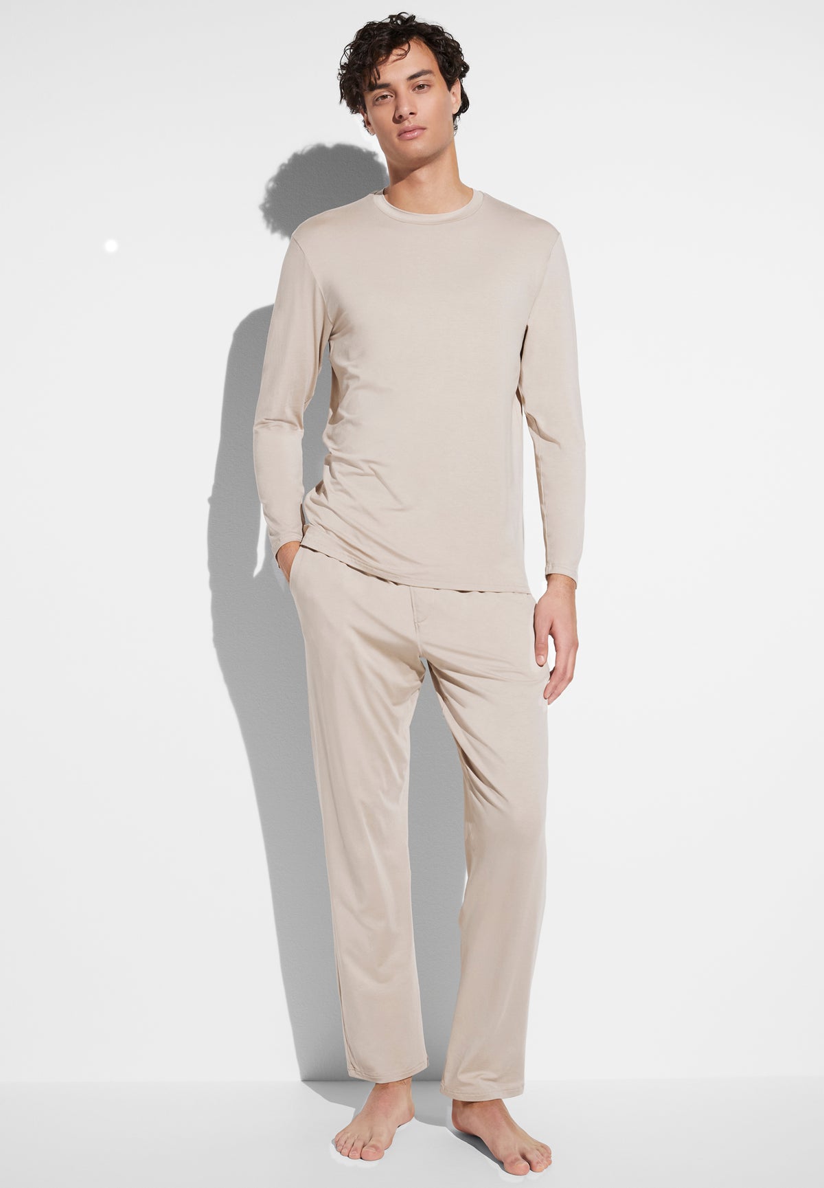 Cozy Comfort | Pyjama longues - travertin