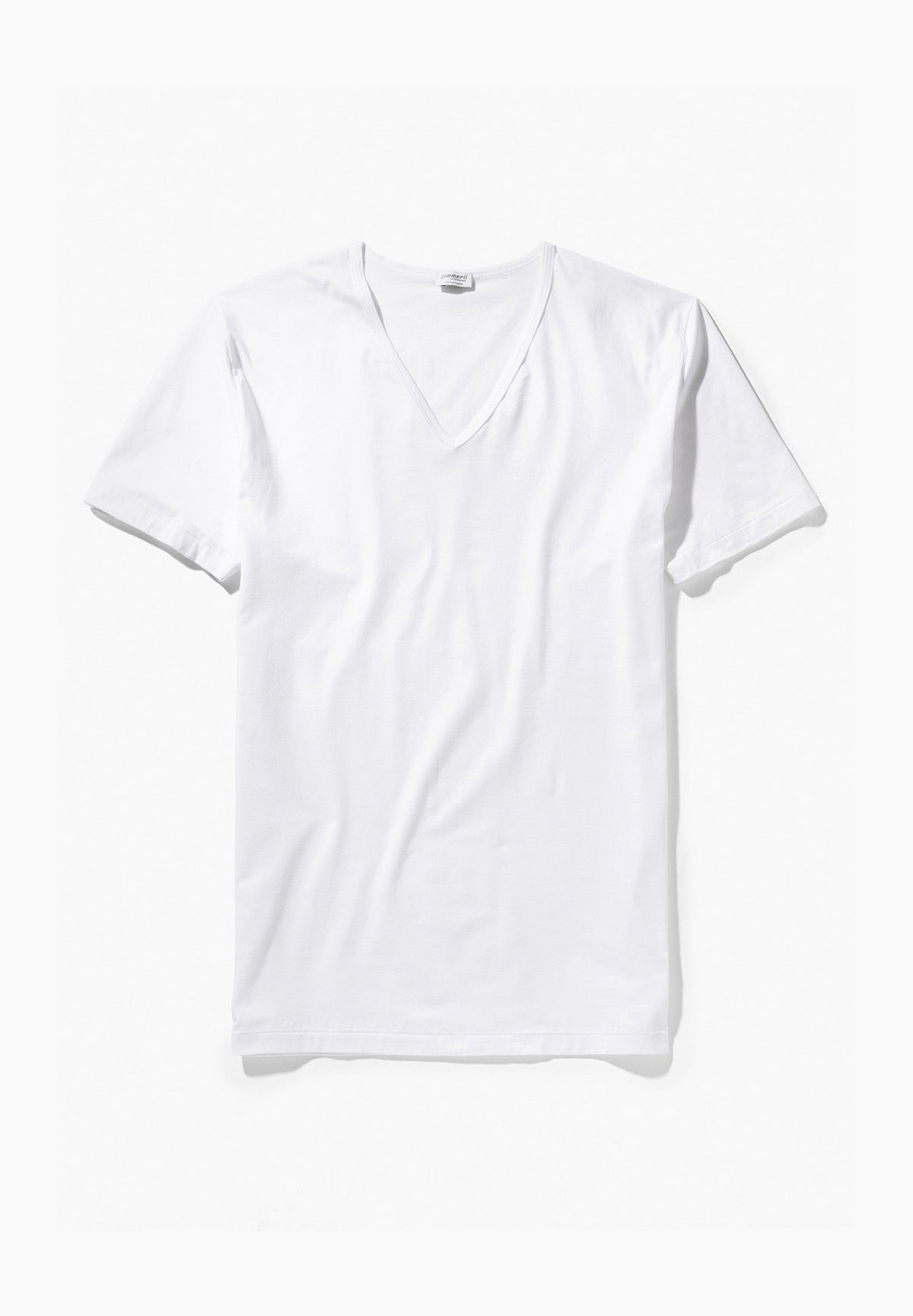 Pure Comfort | T-Shirt kurzarm V-Ausschnitt - white