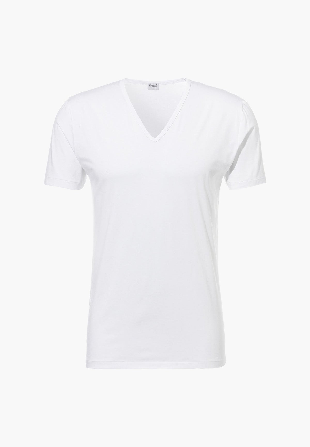 Pure Comfort | T-Shirt à manches courtes col en V - white