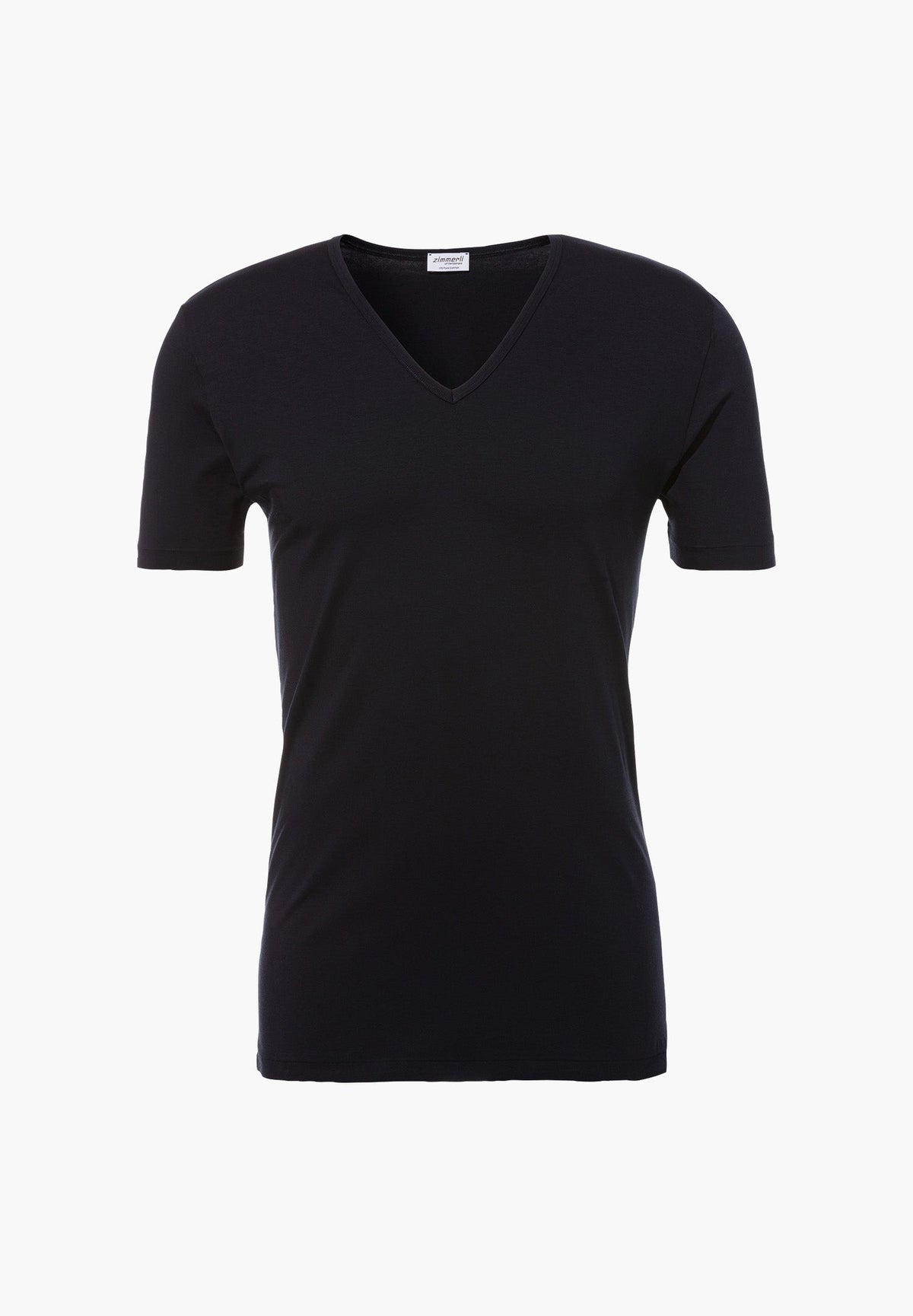 Pure Comfort | T-Shirt à manches courtes col en V - navy