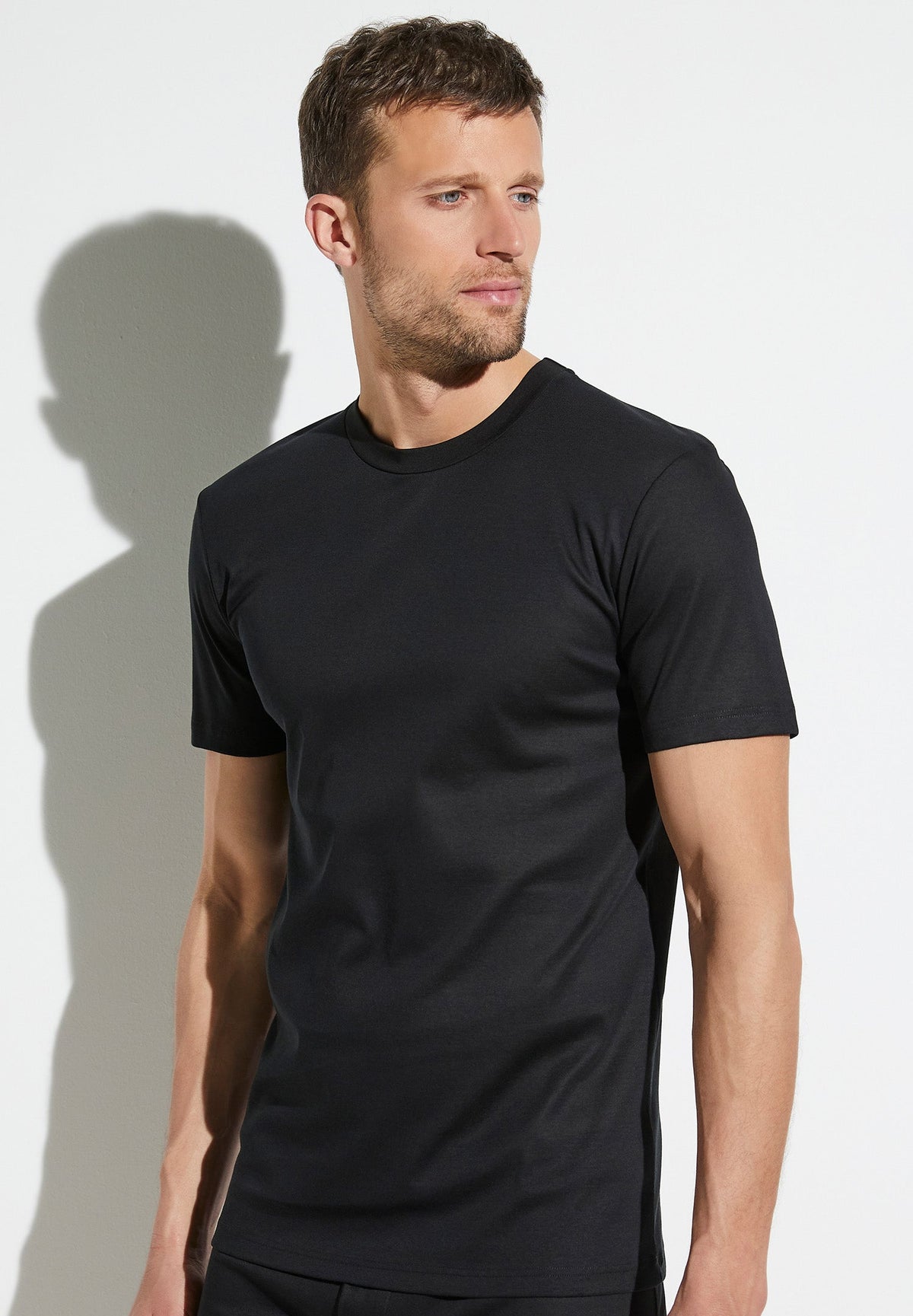 Business Class | T-Shirt kurzarm - schwarz