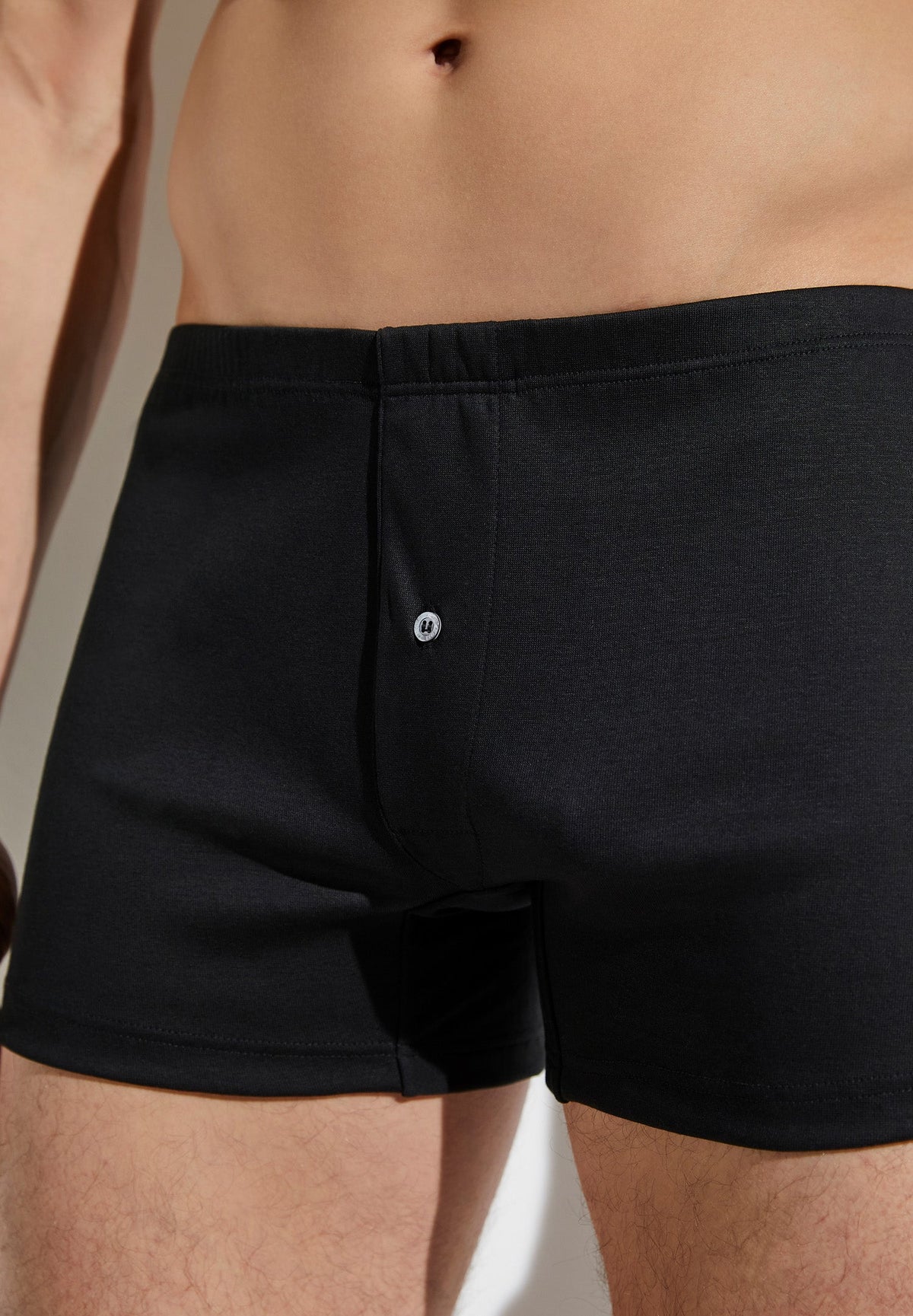 Business Class | Boxer Shorts, mit Eingriff - black