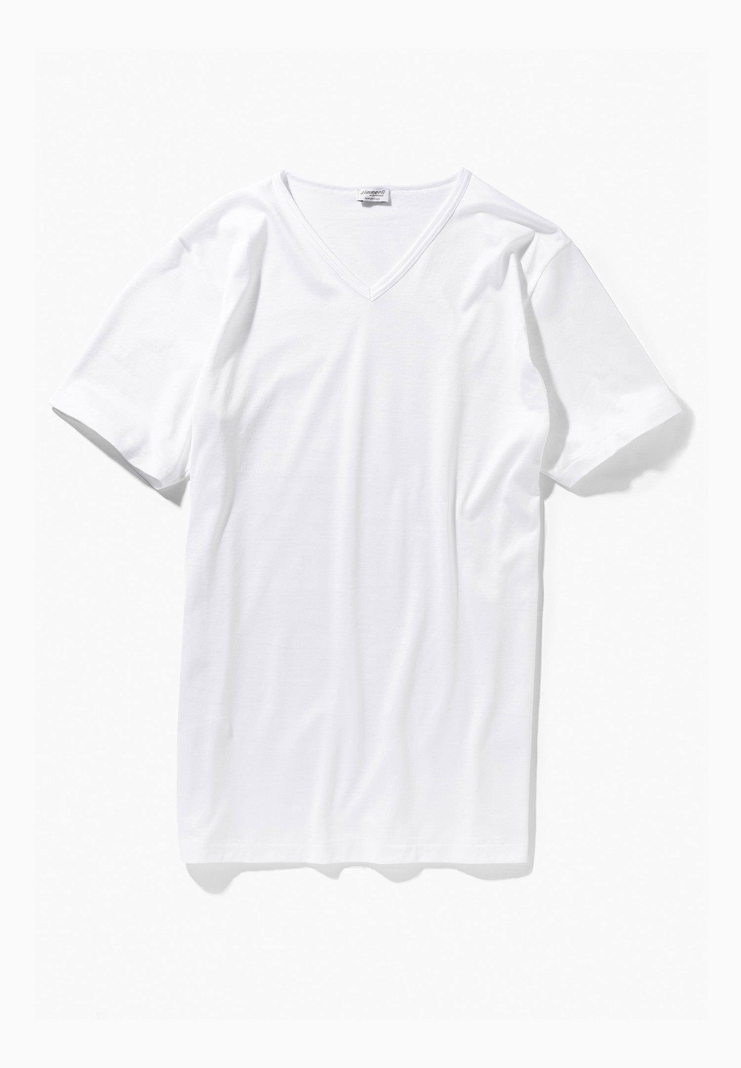 Royal Classic  T-Shirt Short Sleeve V-Neck - white - Zimmerli of  Switzerland (Schweiz)