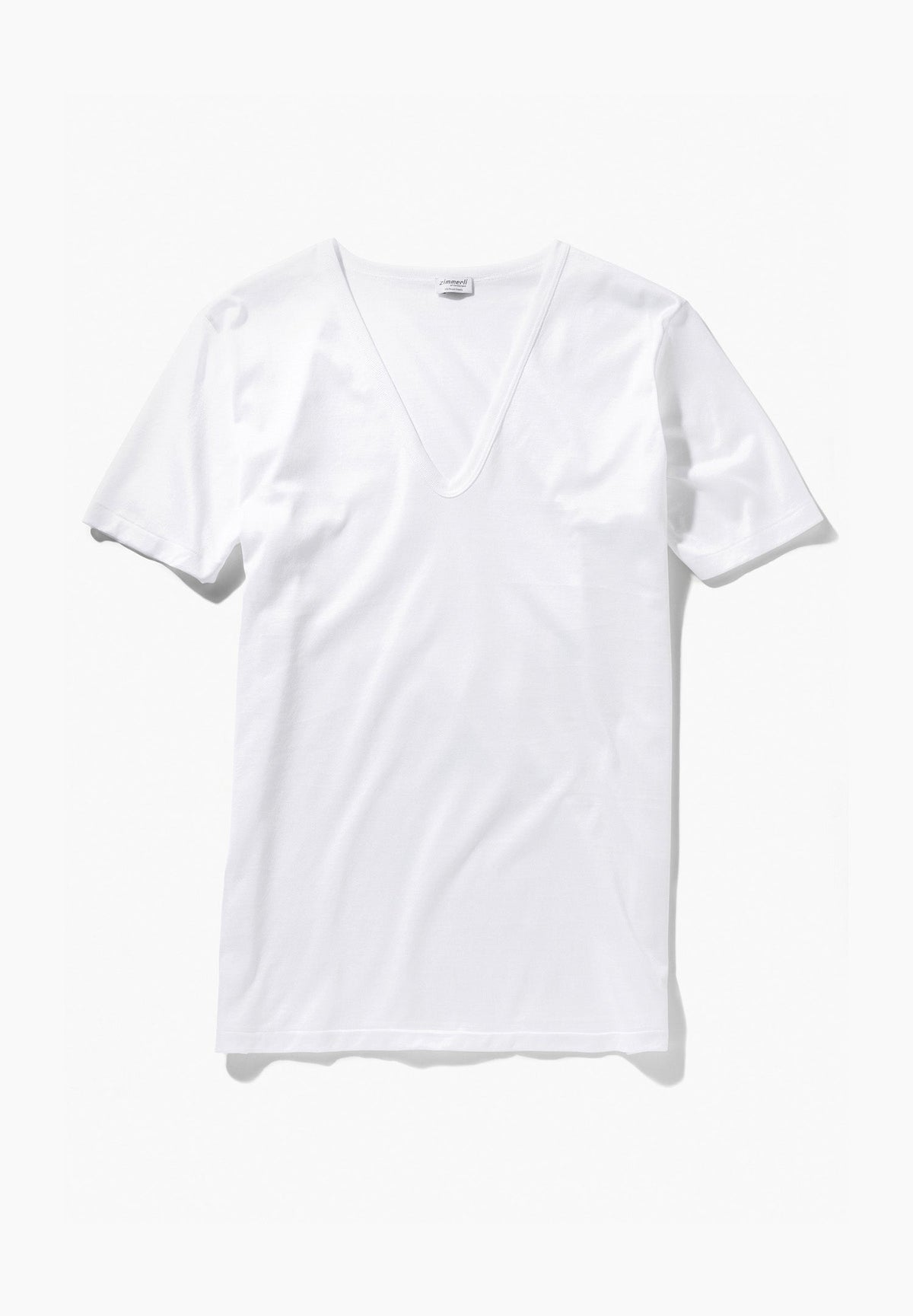 Royal Classic | T-Shirt Short Sleeve V-Neck - white | Super fine