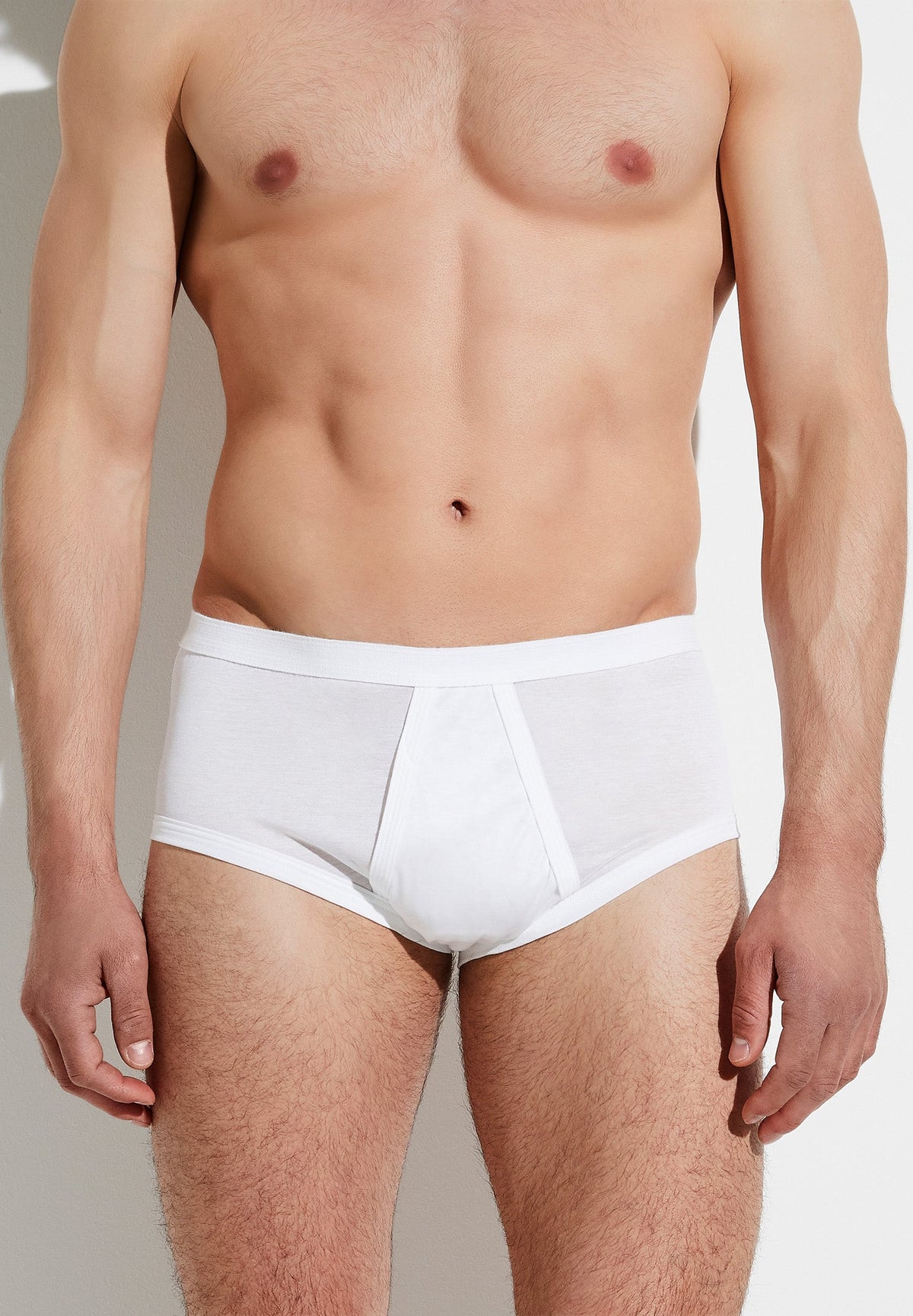 Royal Classic | Brief, open fly - white | Super fine