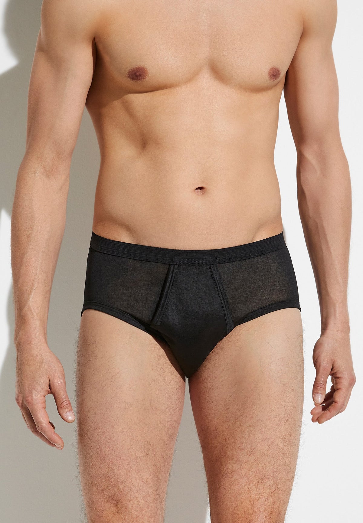 Royal Classic | Brief, open fly - black