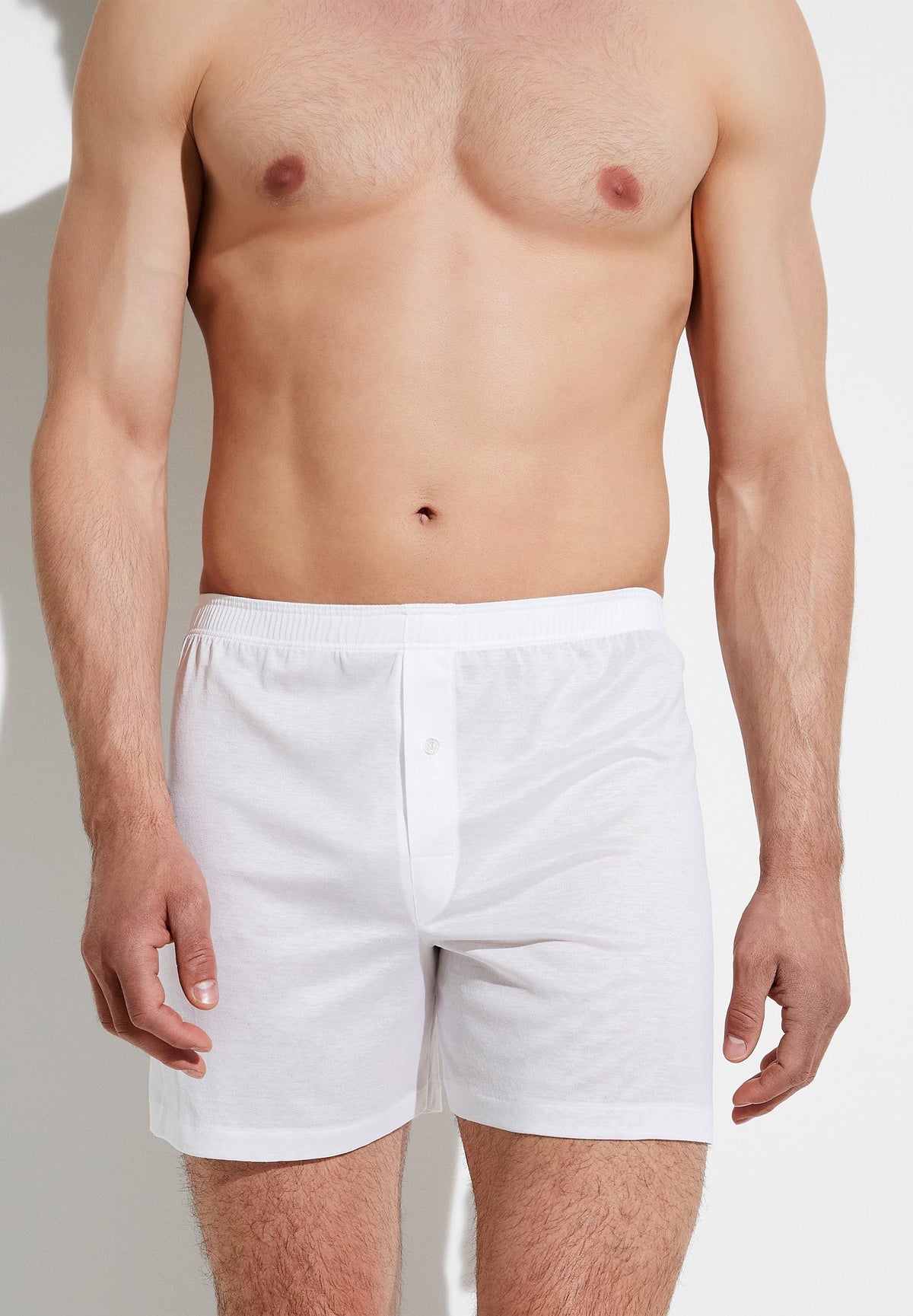 Royal Classic | Boxer Shorts, open fly - white | Super fine