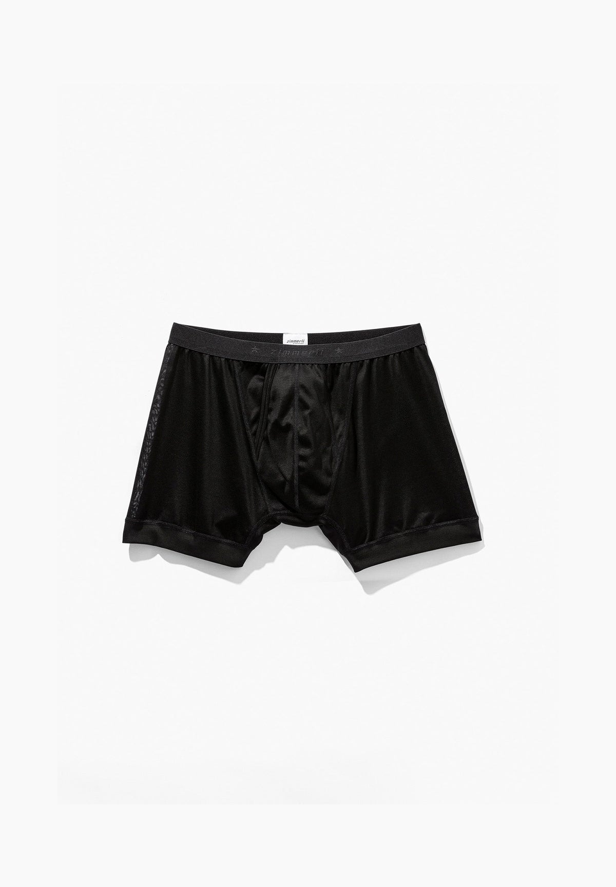 Royal Classic | Boxer Brief, mit Eingriff - schwarz | Superfein