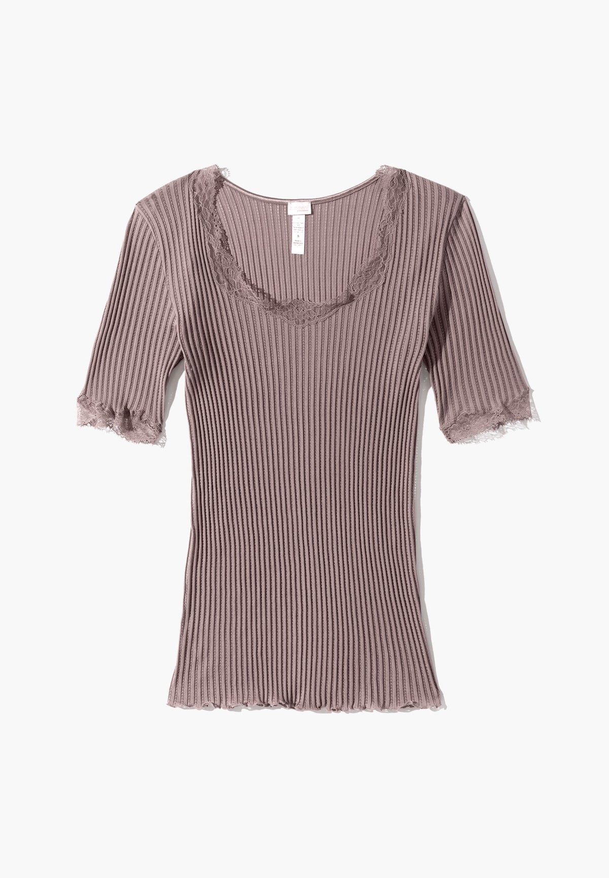 Maude Privé | T-Shirt kurzarm - mauve