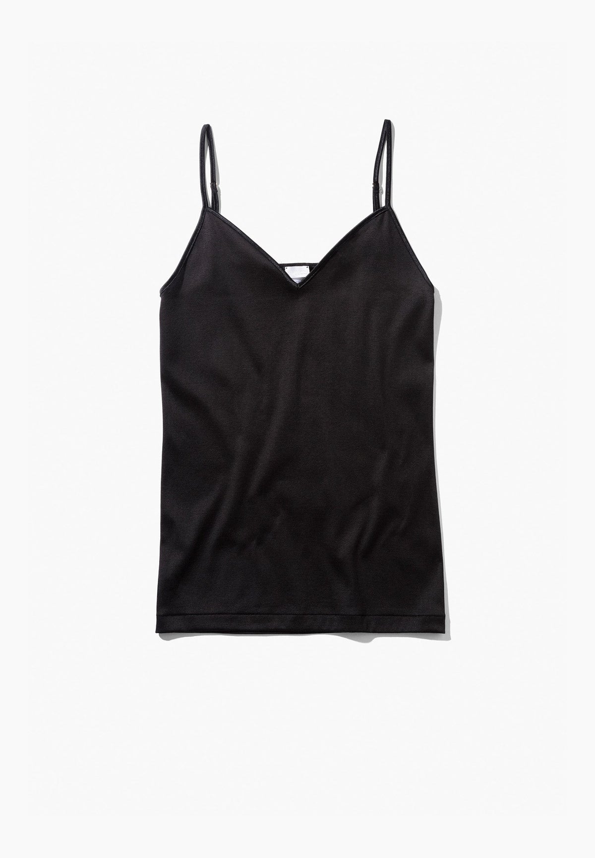 Cotton de Luxe | Spaghetti Top - black