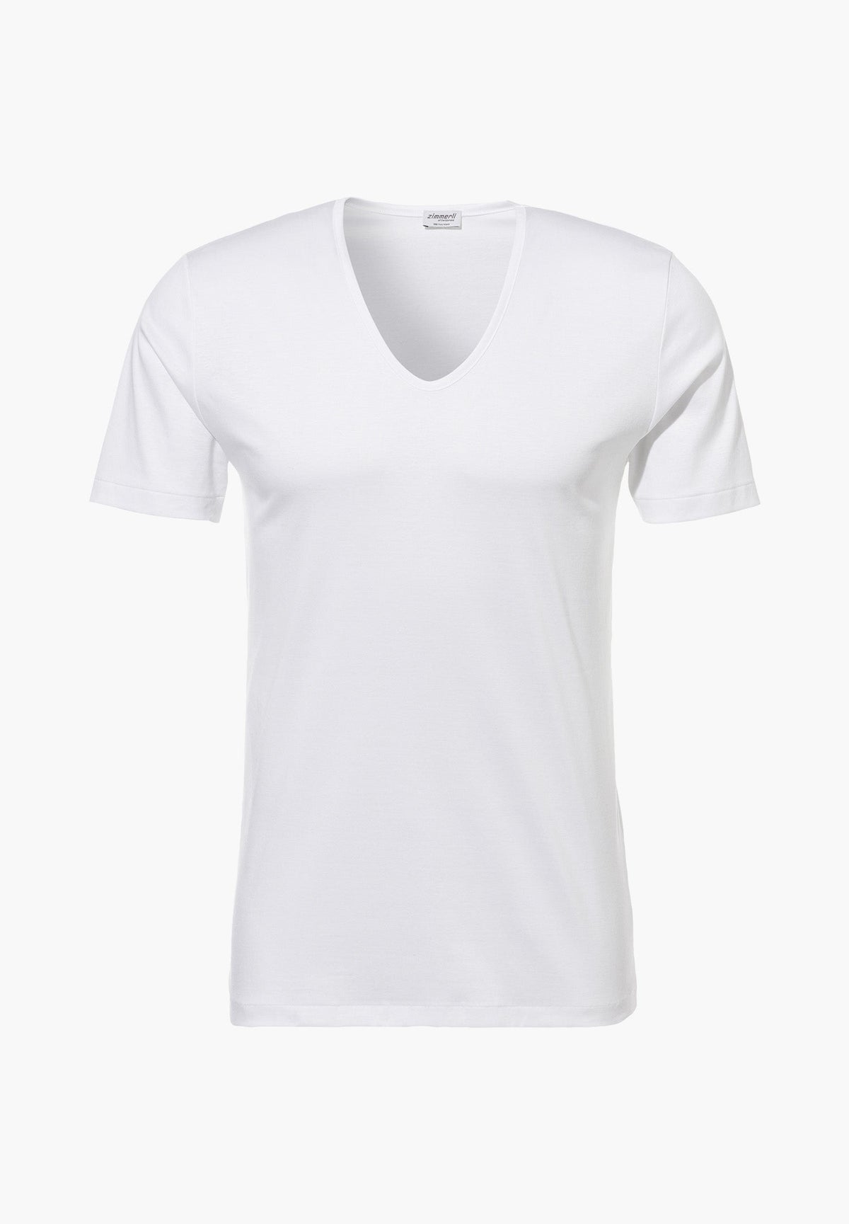 Sea Island | T-Shirt kurzarm V-Ausschnitt - weiss