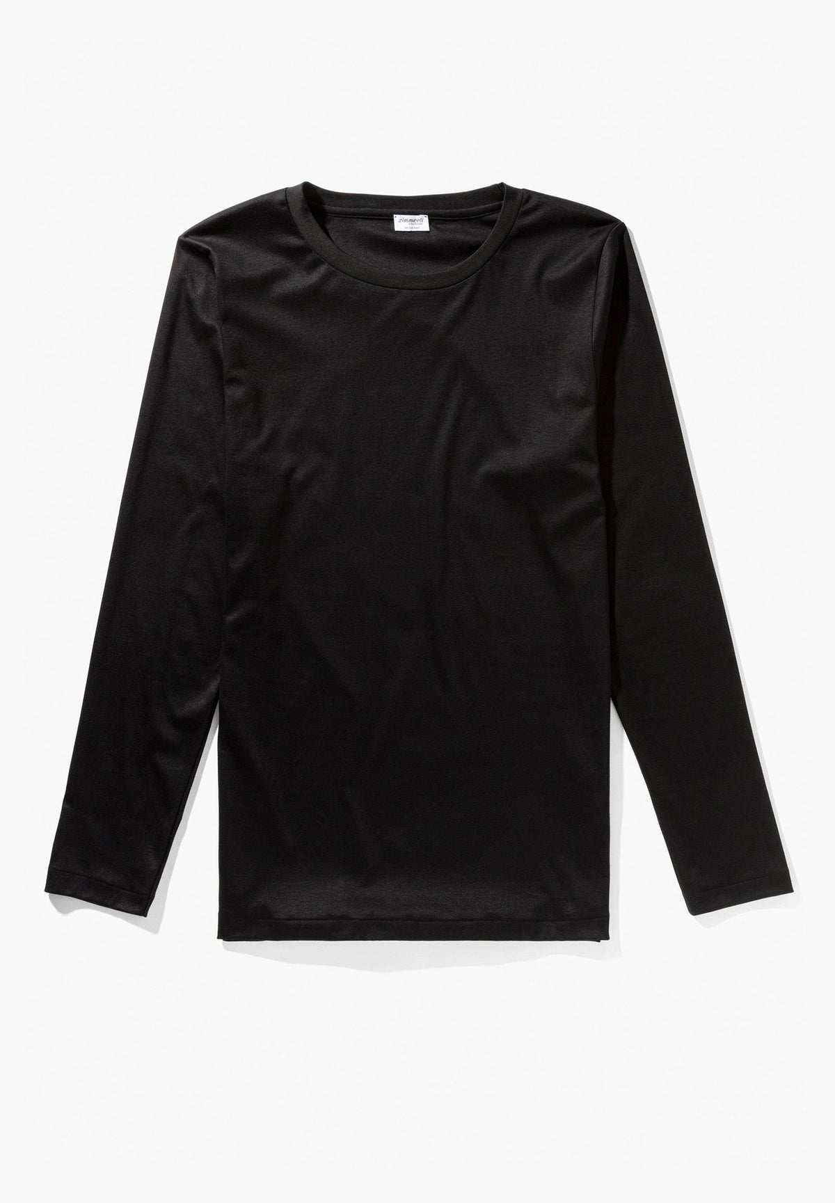 Sea Island | T-Shirt langarm - black