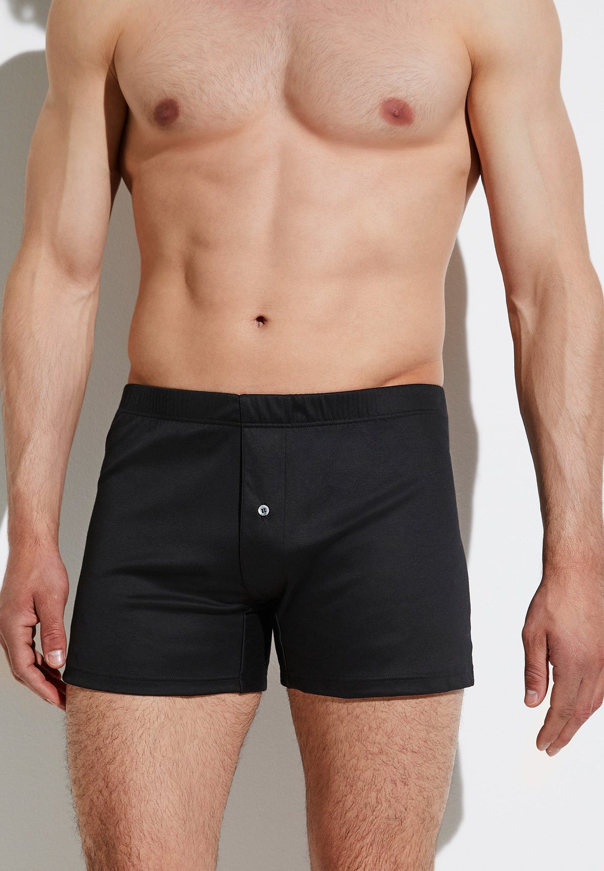 Sea Island | Boxer Shorts, mit Eingriff - schwarz