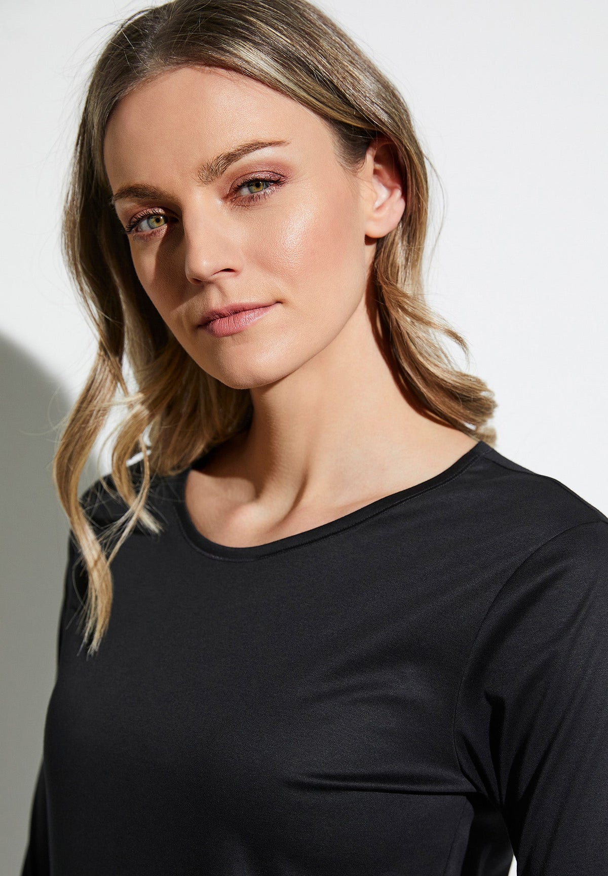 Sea Island | T-Shirt langarm - black