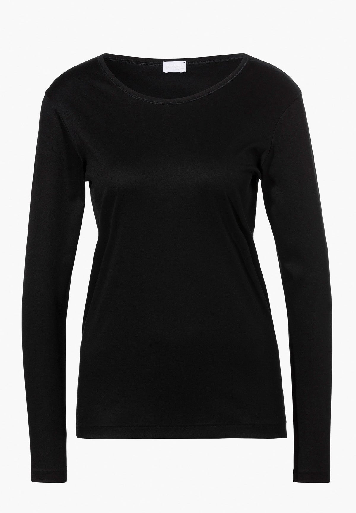 Sea Island | T-Shirt langarm - black