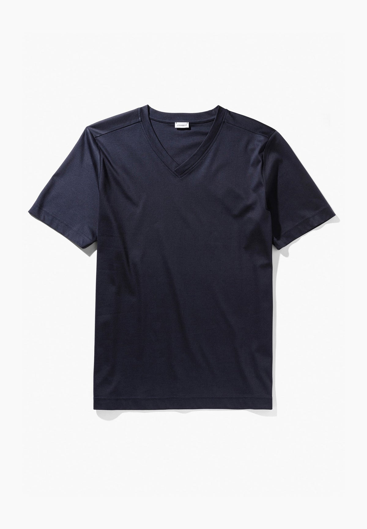 Supreme Green Cotton | T-Shirt Short Sleeve V-Neck - navy